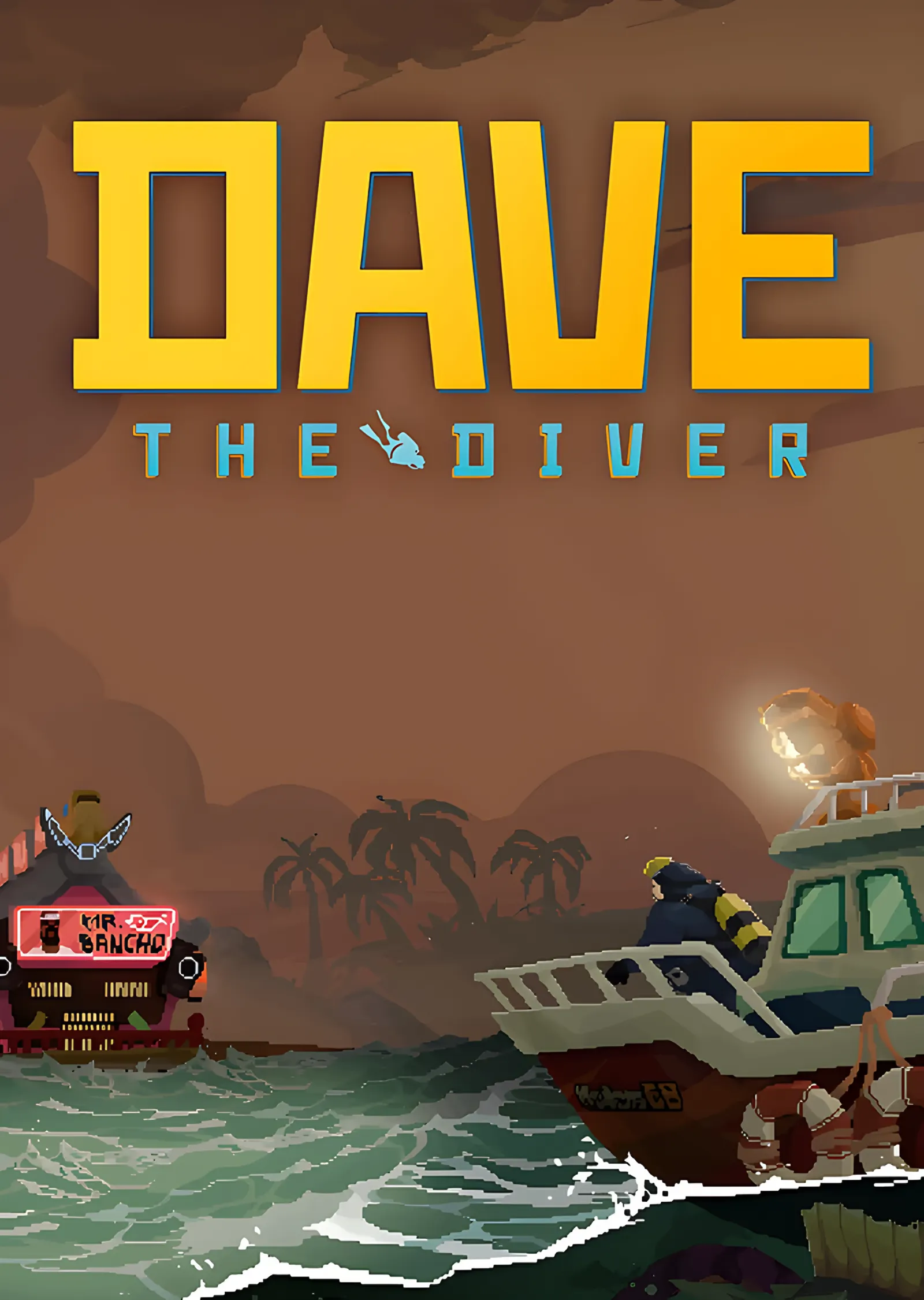 Dave the Diver: Kıyıya Yanaşan Sushi Teknesi metal tablo