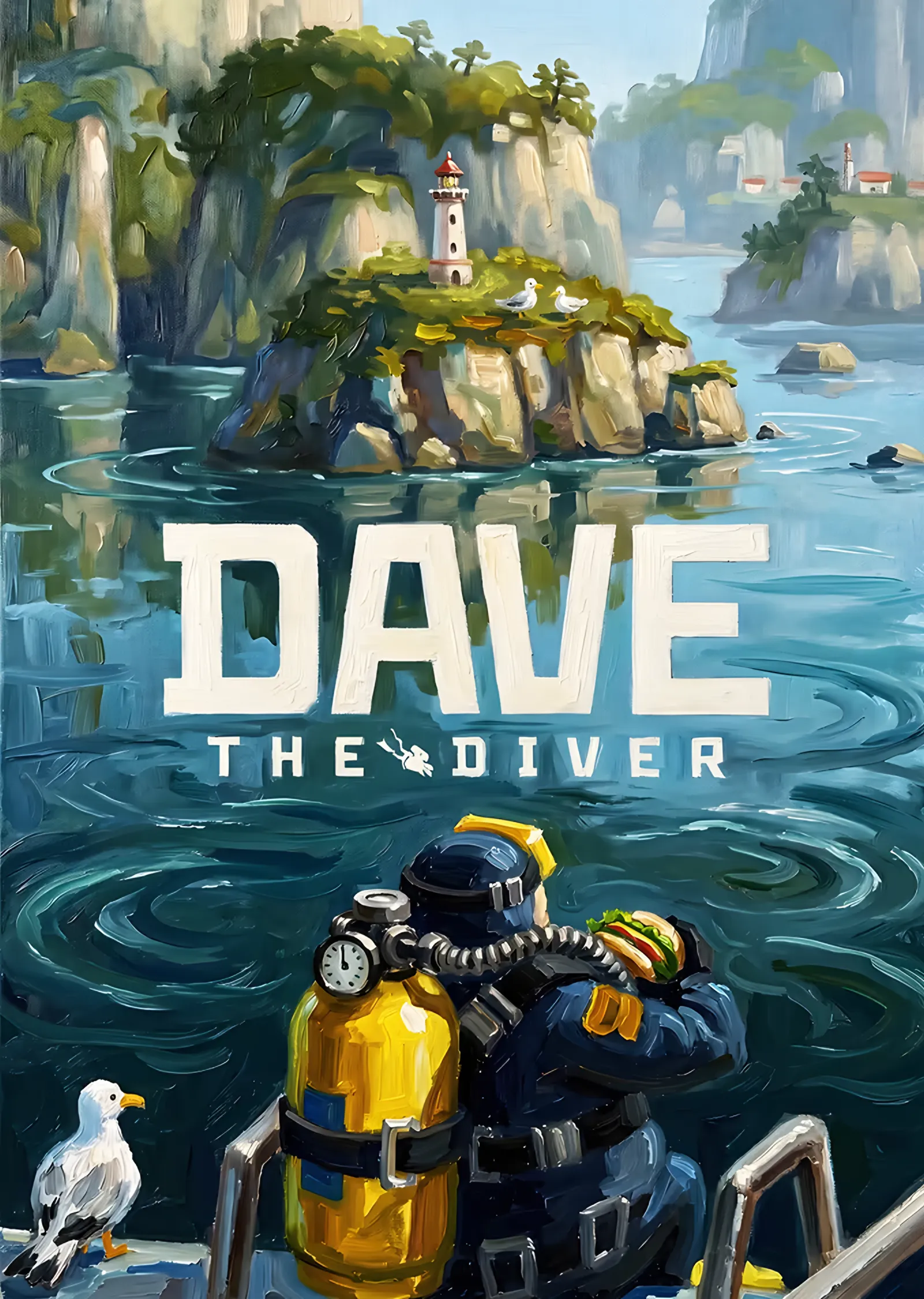 Dave the Diver: Koyda Dalışa Hazırlık metal tablo