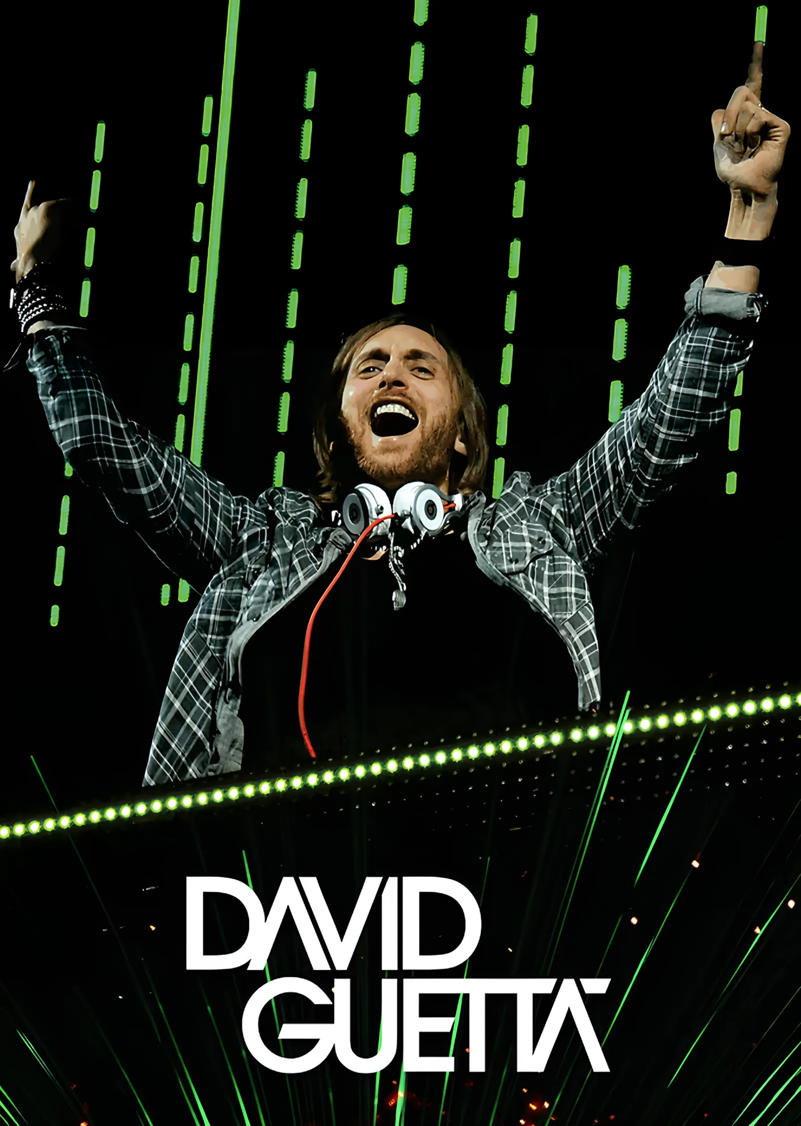 David Guetta - Konser Sahnesi metal tablo