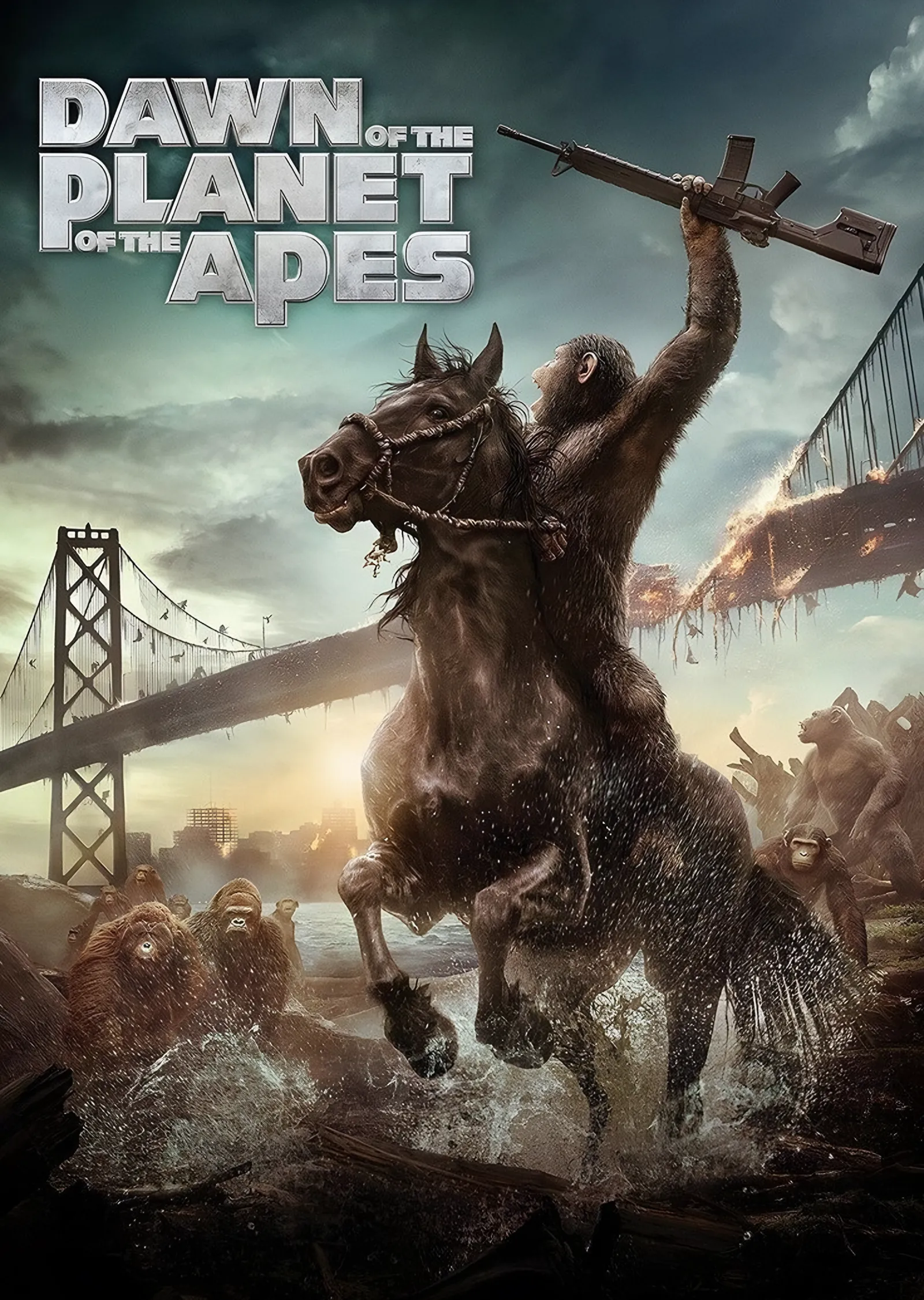 Dawn of the Planet of the Apes metal tablo