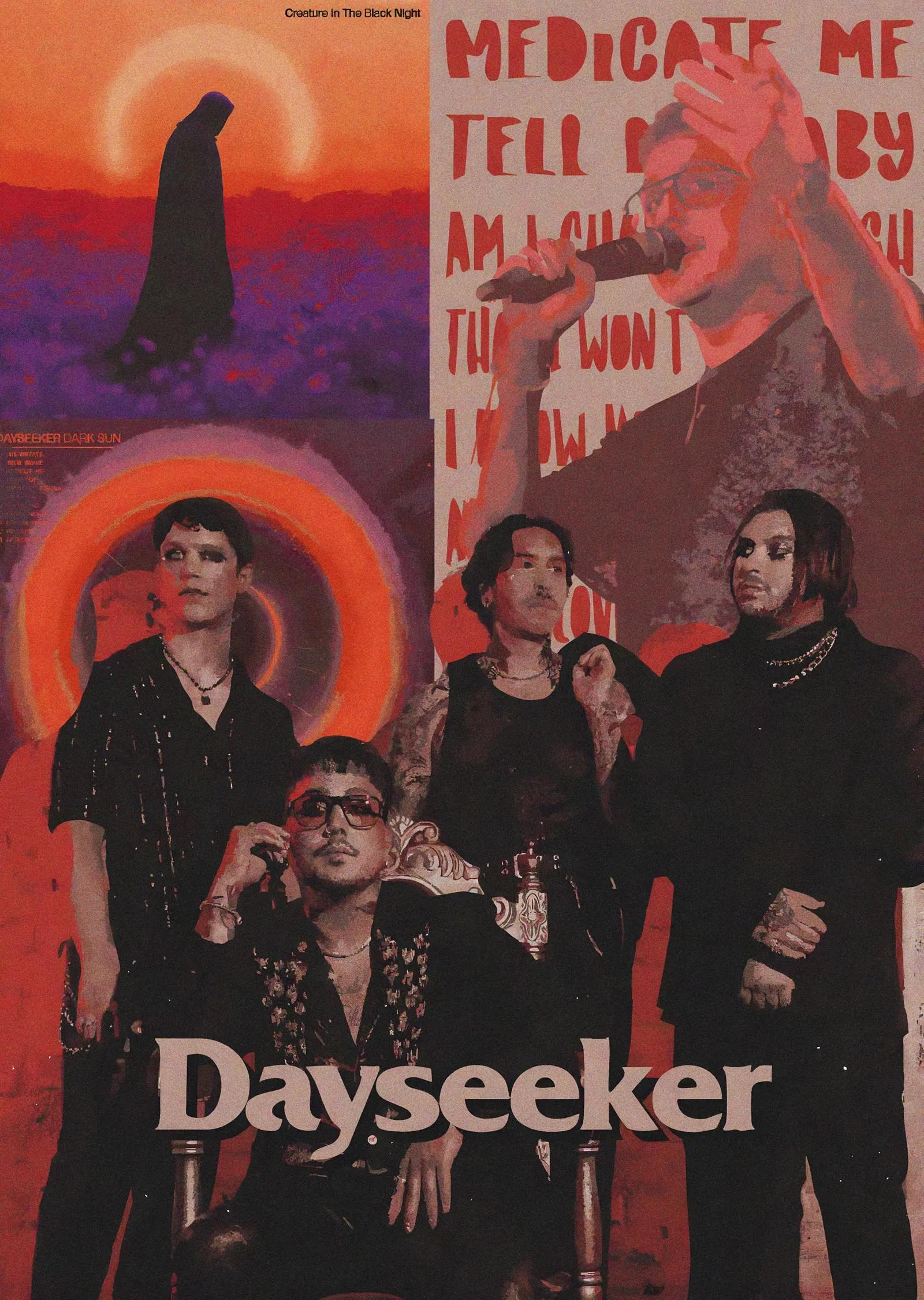 Dayseeker - Retro Afiş metal tablo