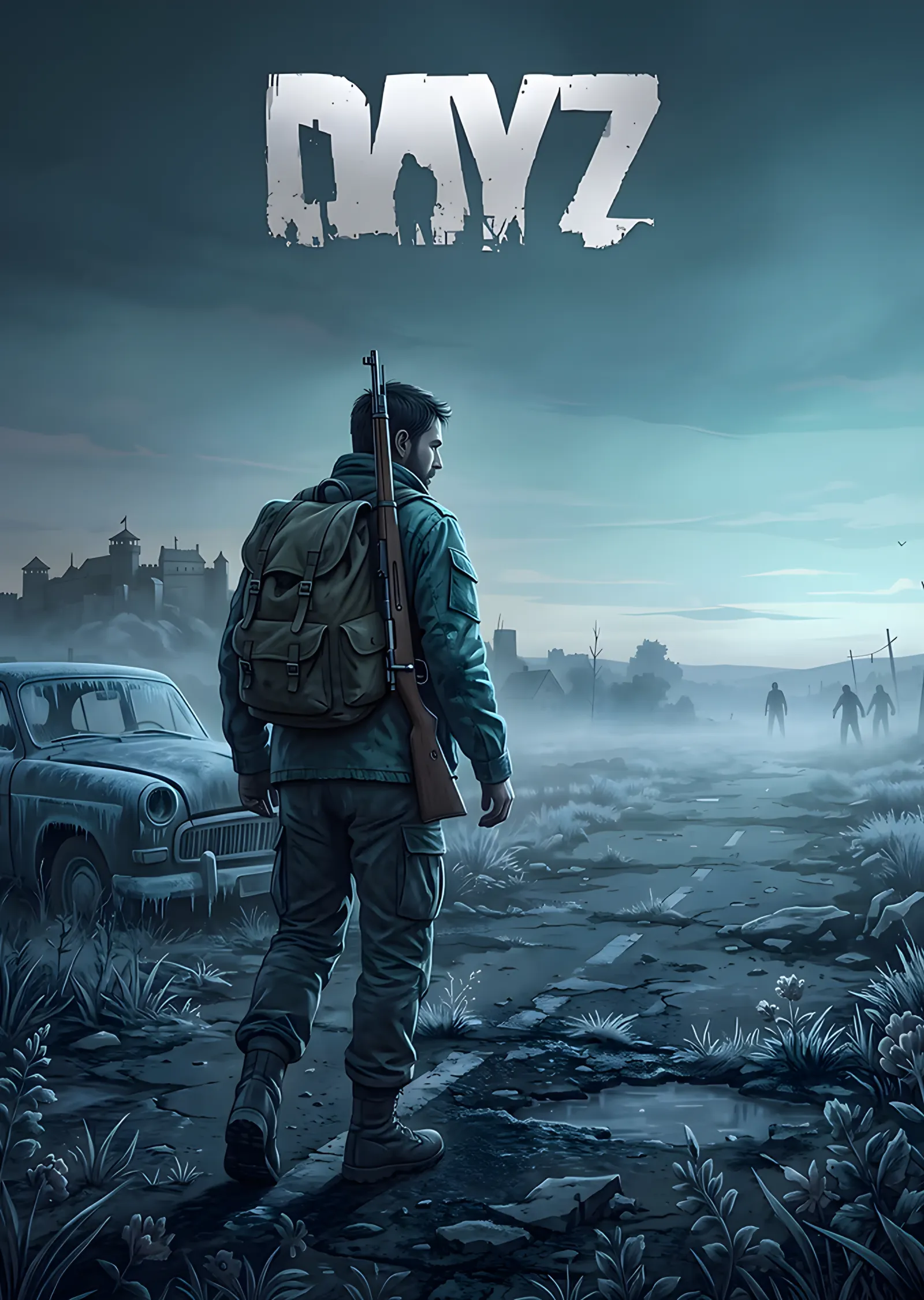 DayZ: Sisli Yolda Yalnız Hayatta Kalan metal tablo