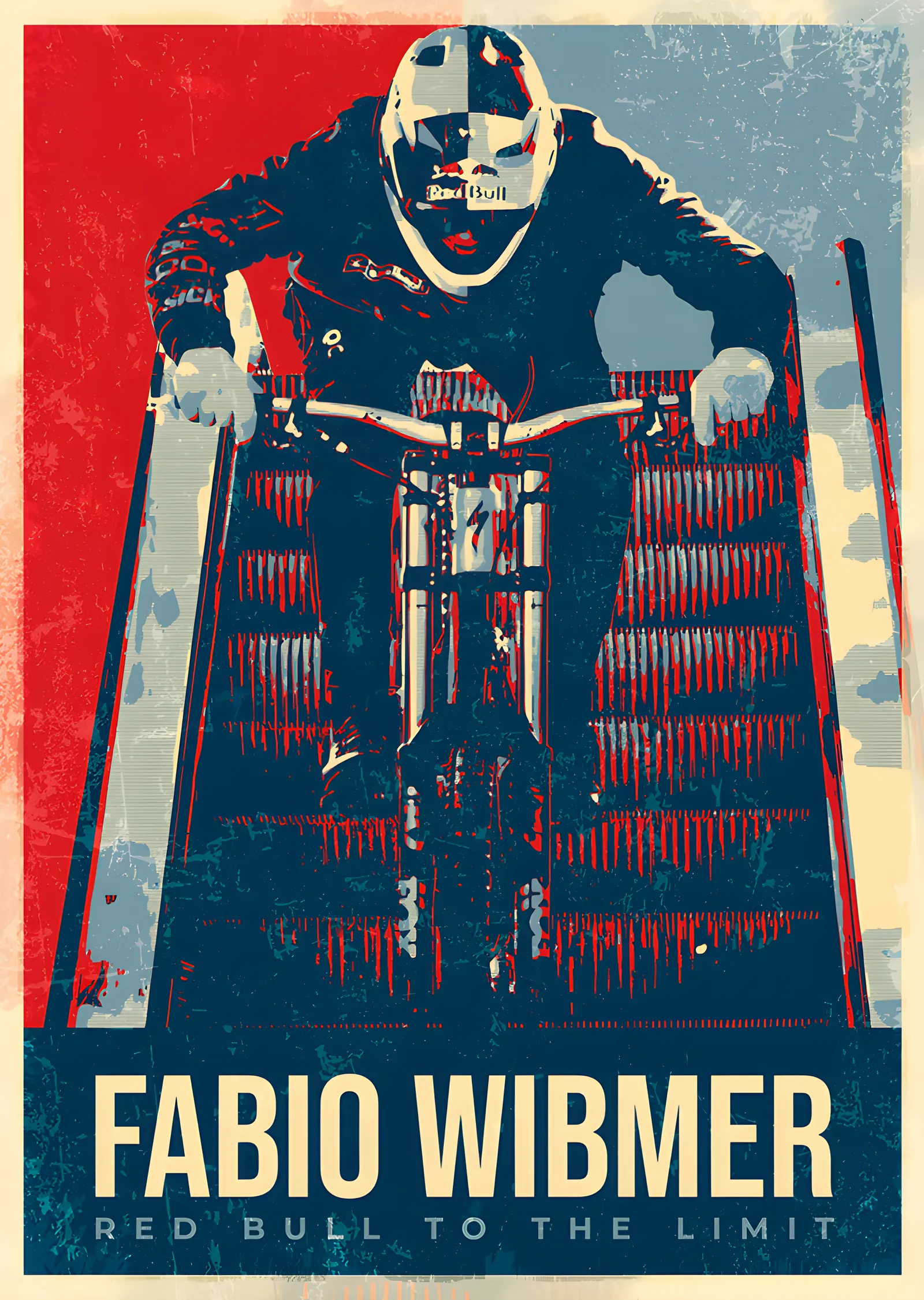 Fabio Wibmer - Red Bull To The Limit metal tablo