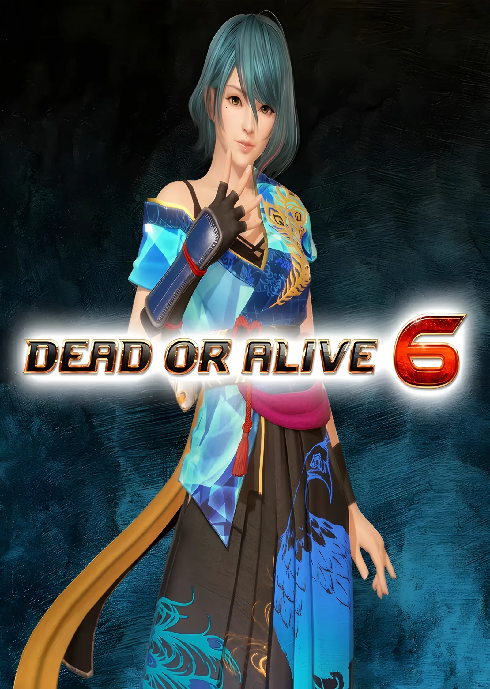 Dead or Alive 6: Turkuaz Saçlı NiCO metal tablo