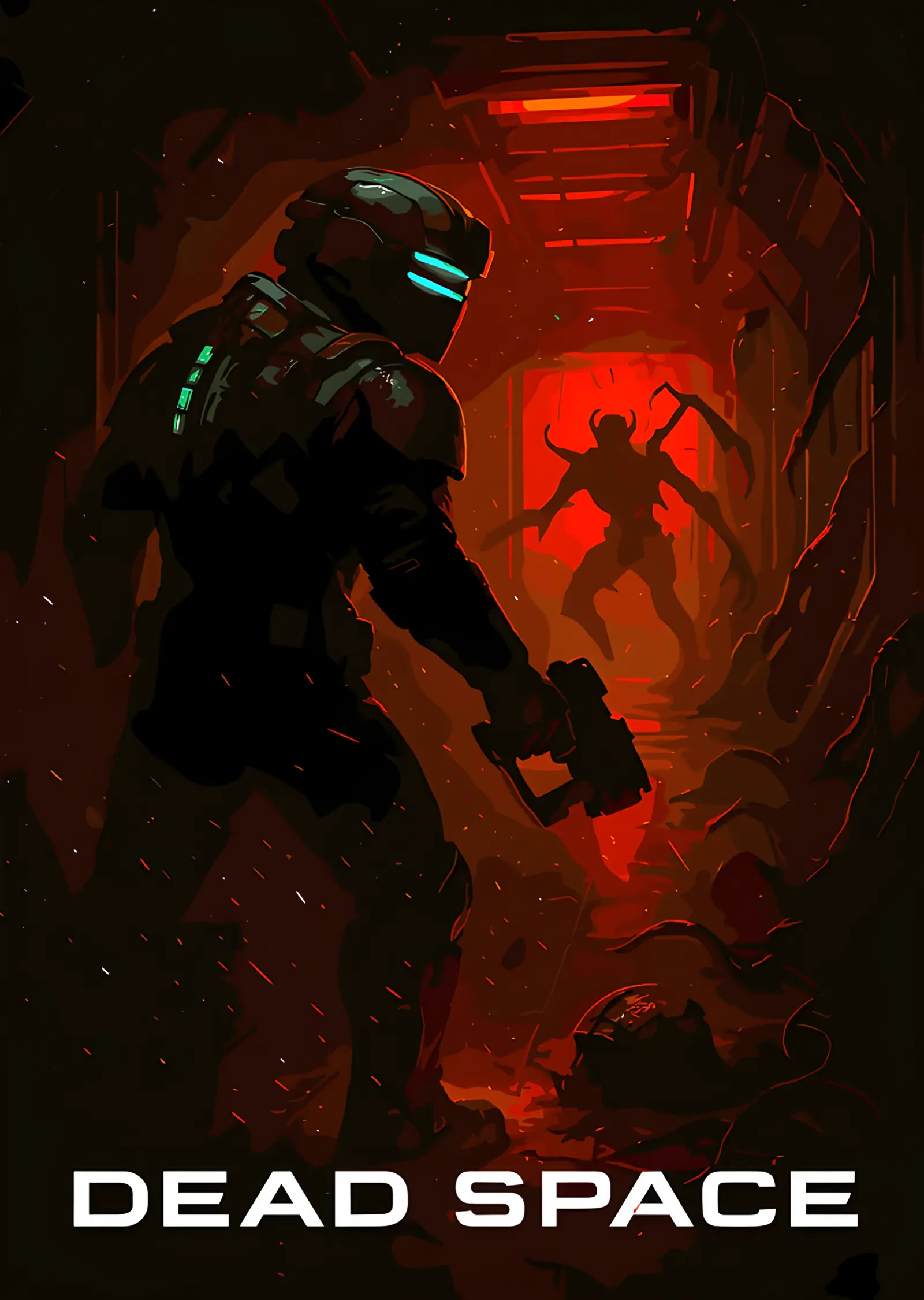 Dead Space: Kızıl Koridorda Isaac metal tablo