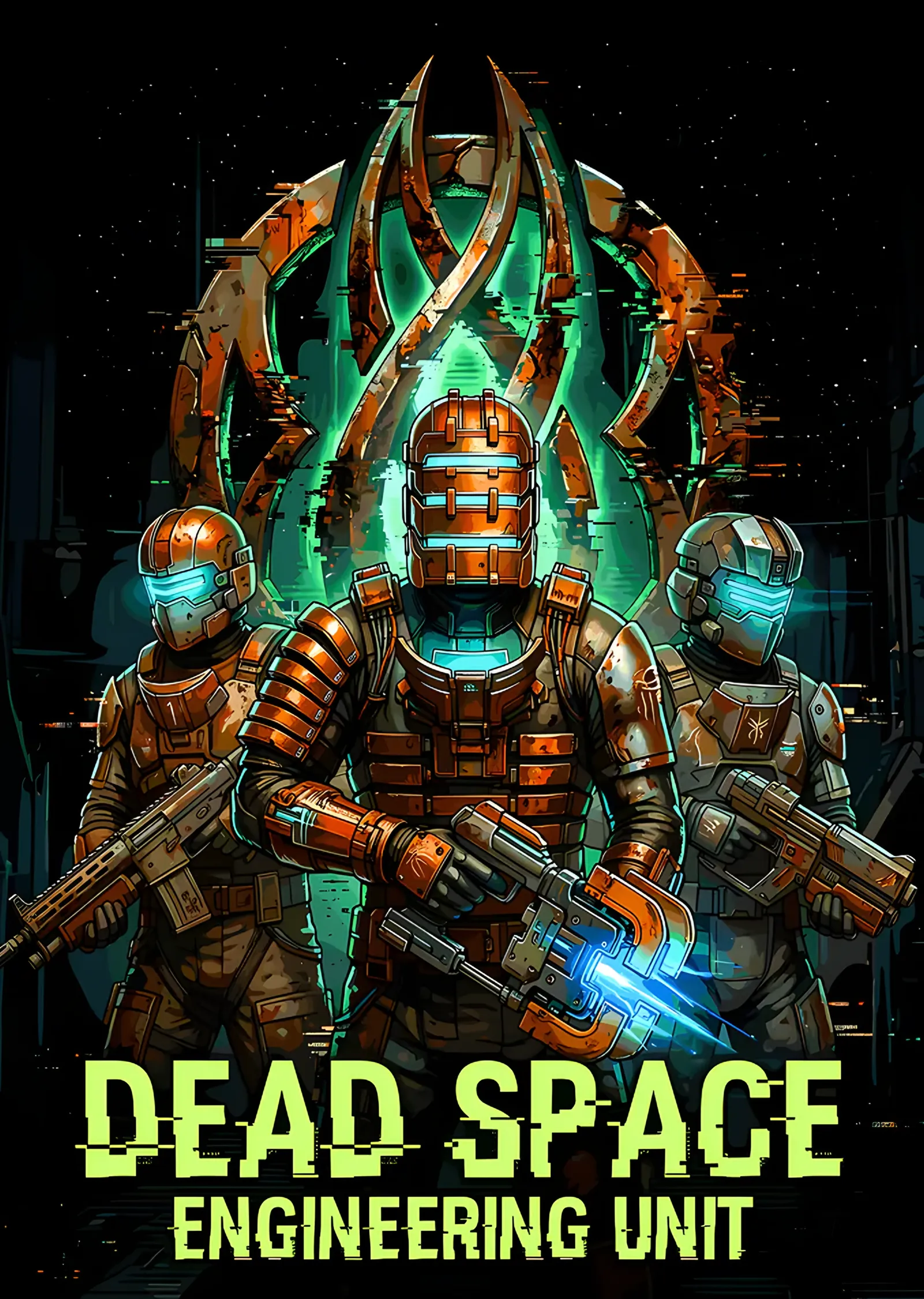 Dead Space: Mühendislik Birimi Ekibi metal tablo