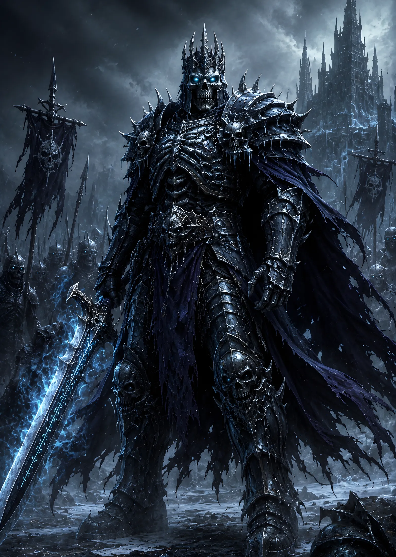 Death Knight: Kale Önünde - World of Warcraft metal tablo