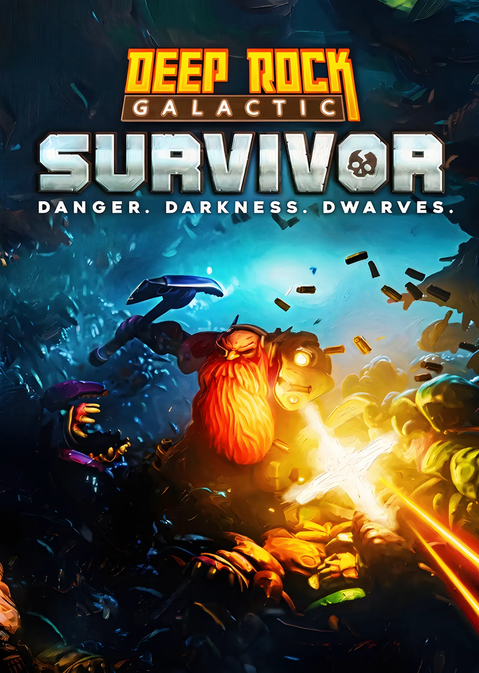 Deep Rock Galactic Survivor: Mağarada Ateş metal tablo