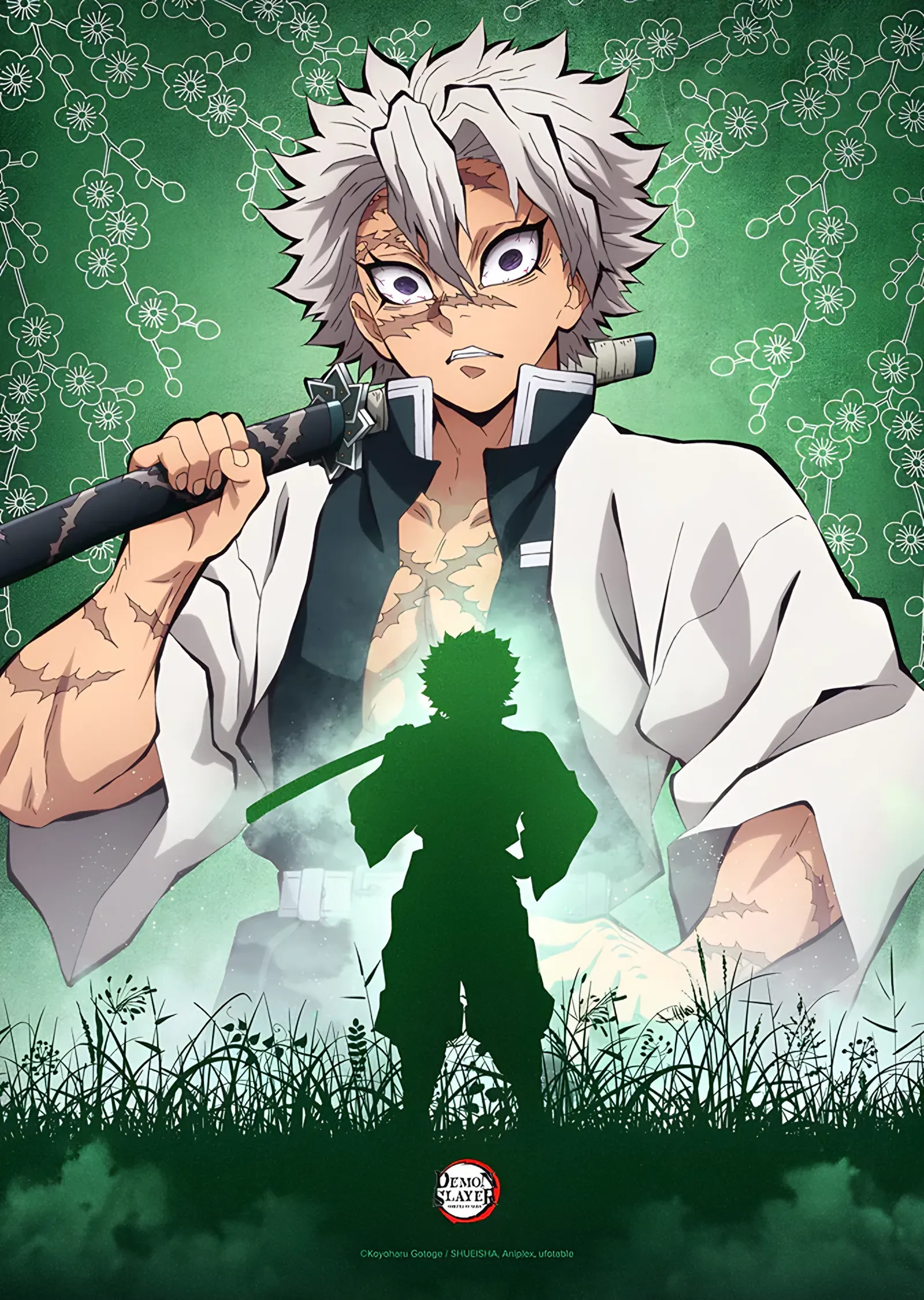 Demon Slayer: Rüzgâr Hashirası Sanemi metal tablo