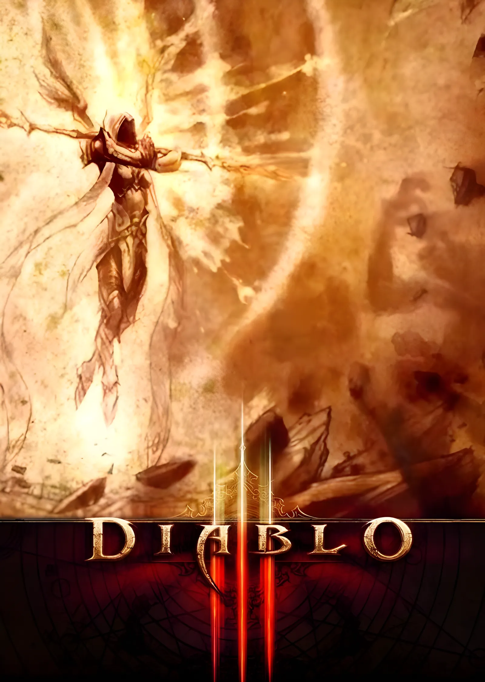 Diablo III - Alevli Melek metal tablo