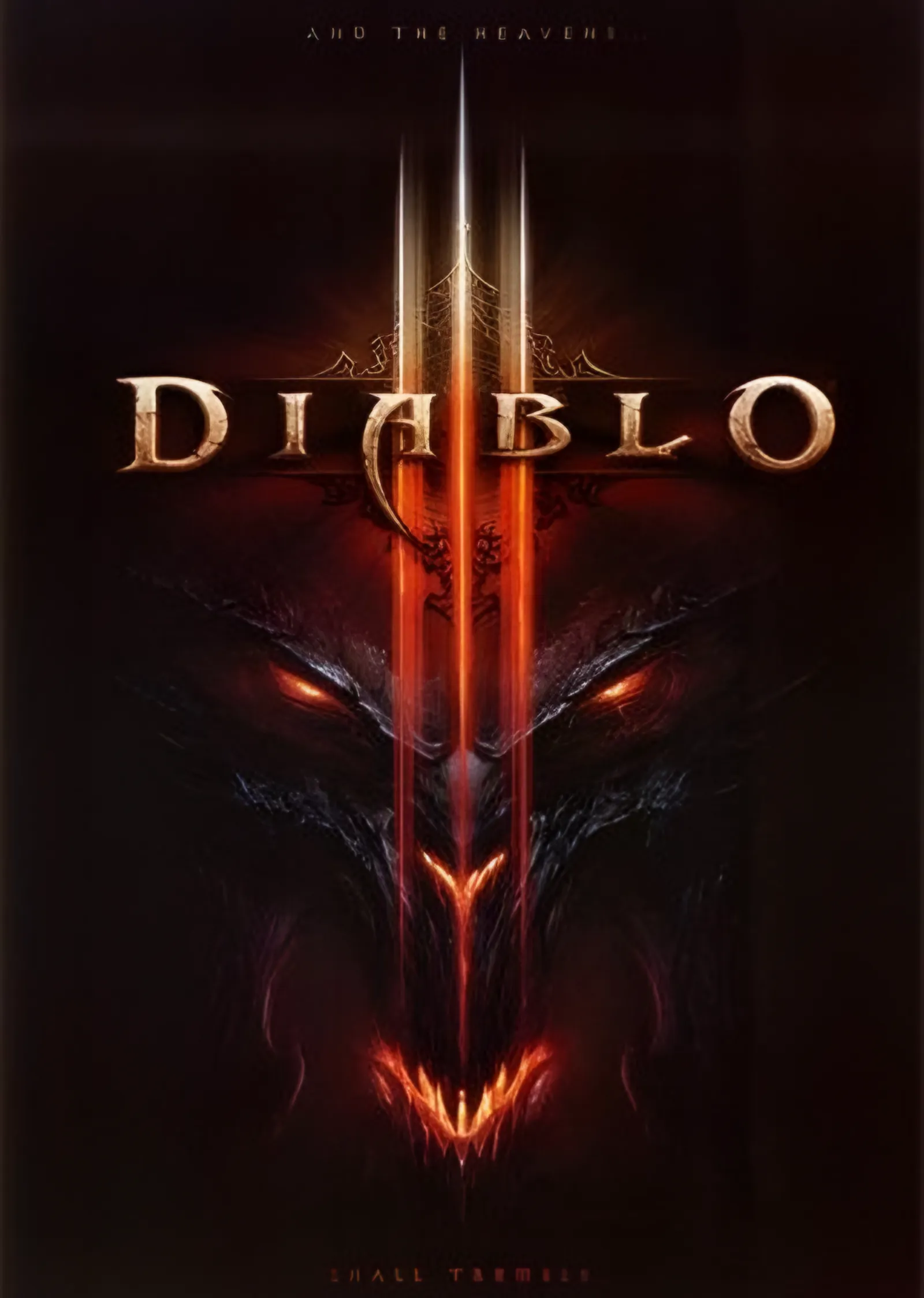 Diablo III - Kanatlı Amblem metal tablo