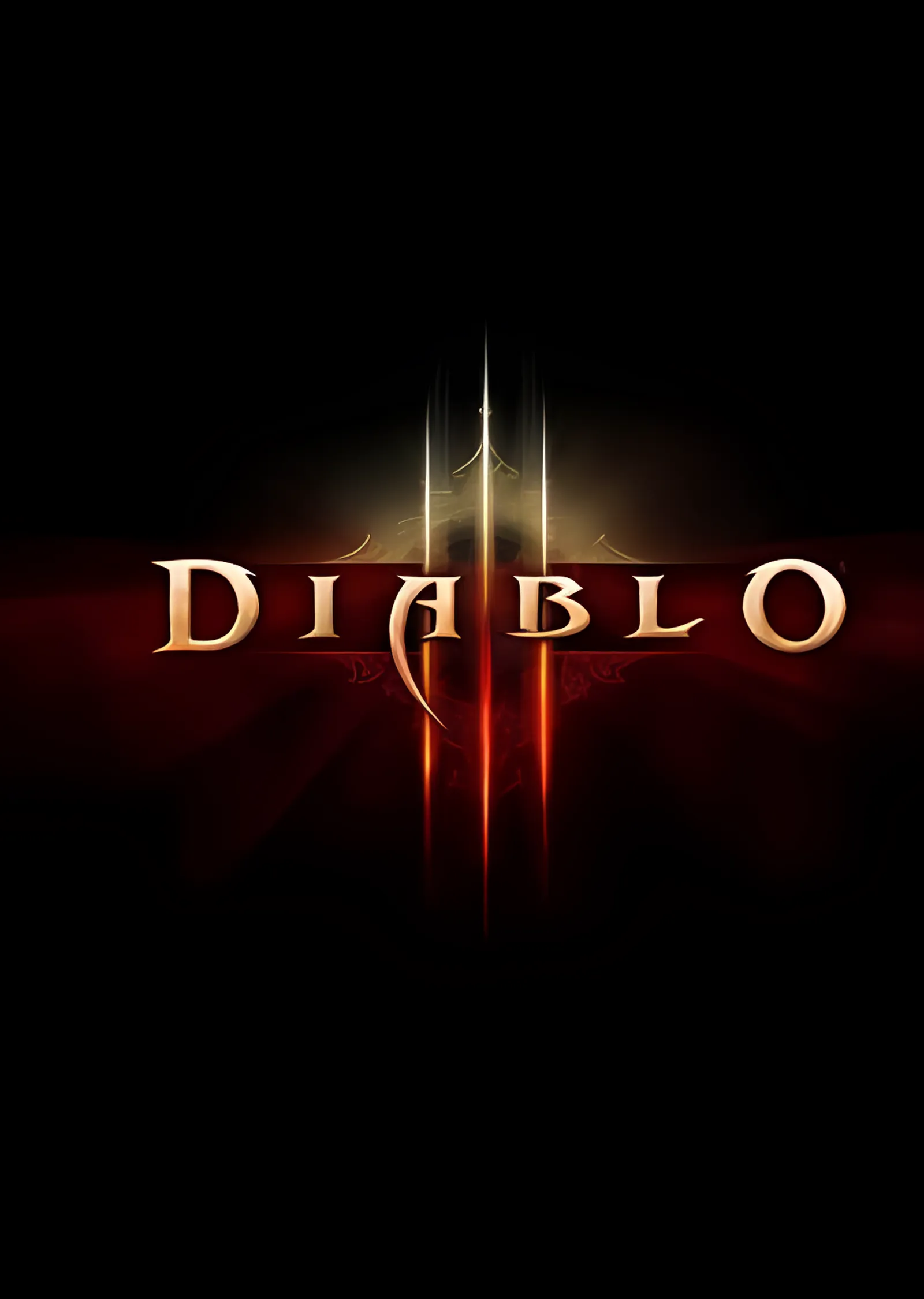 Diablo III - Karanlık Logo metal tablo