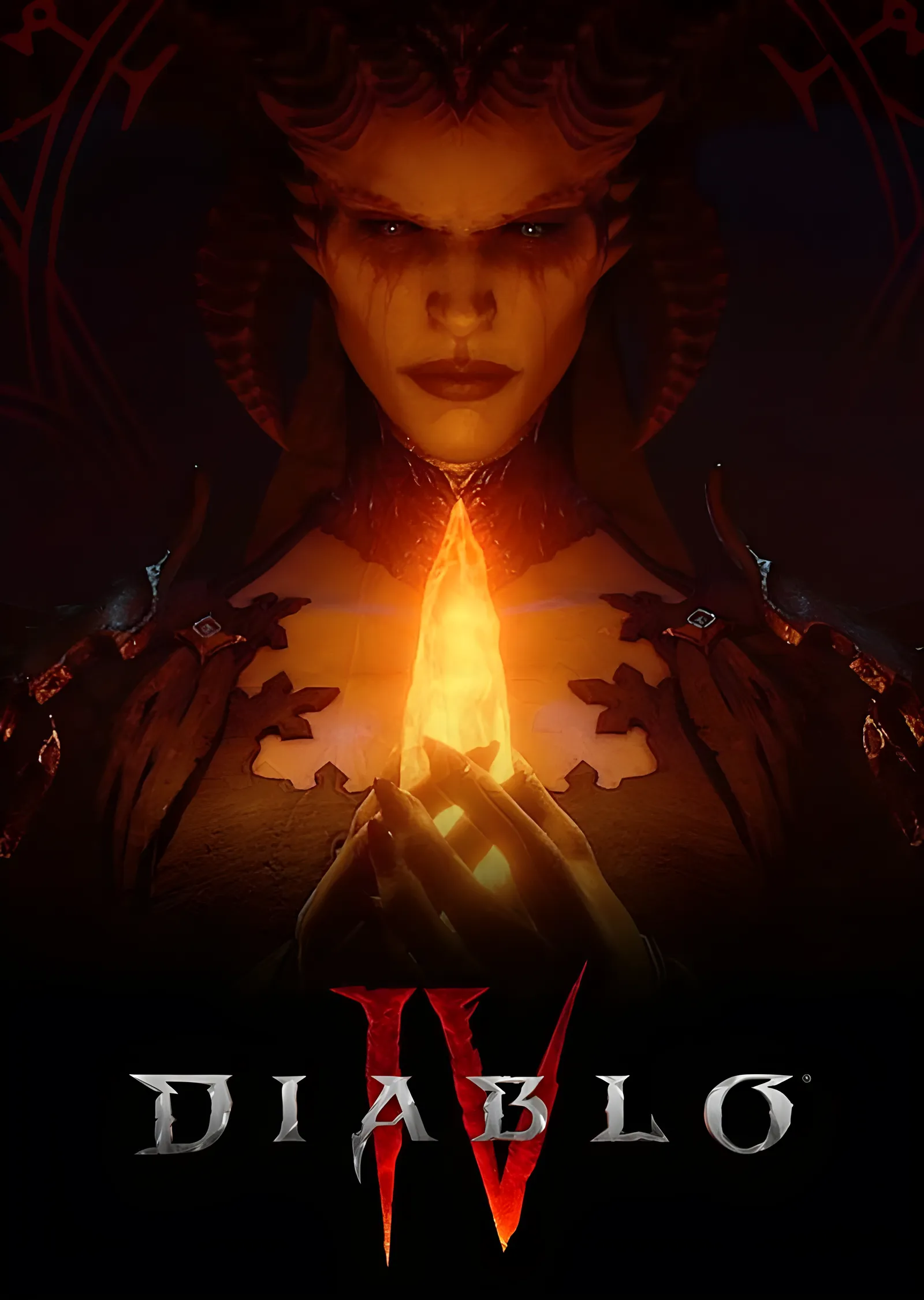 Diablo IV - Lilith Portresi metal tablo