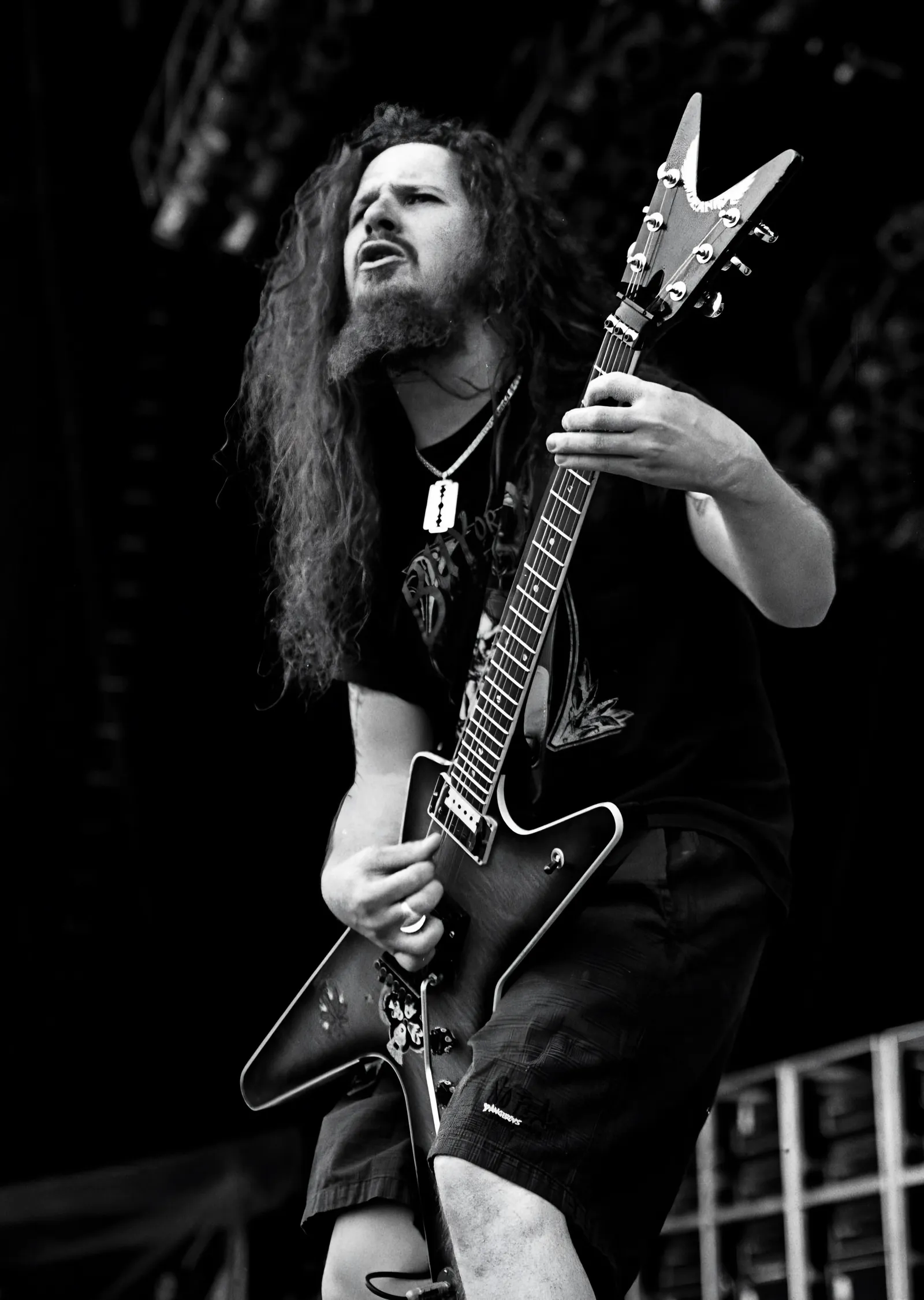 Dimebag Darrell: Festivalde Solo metal tablo