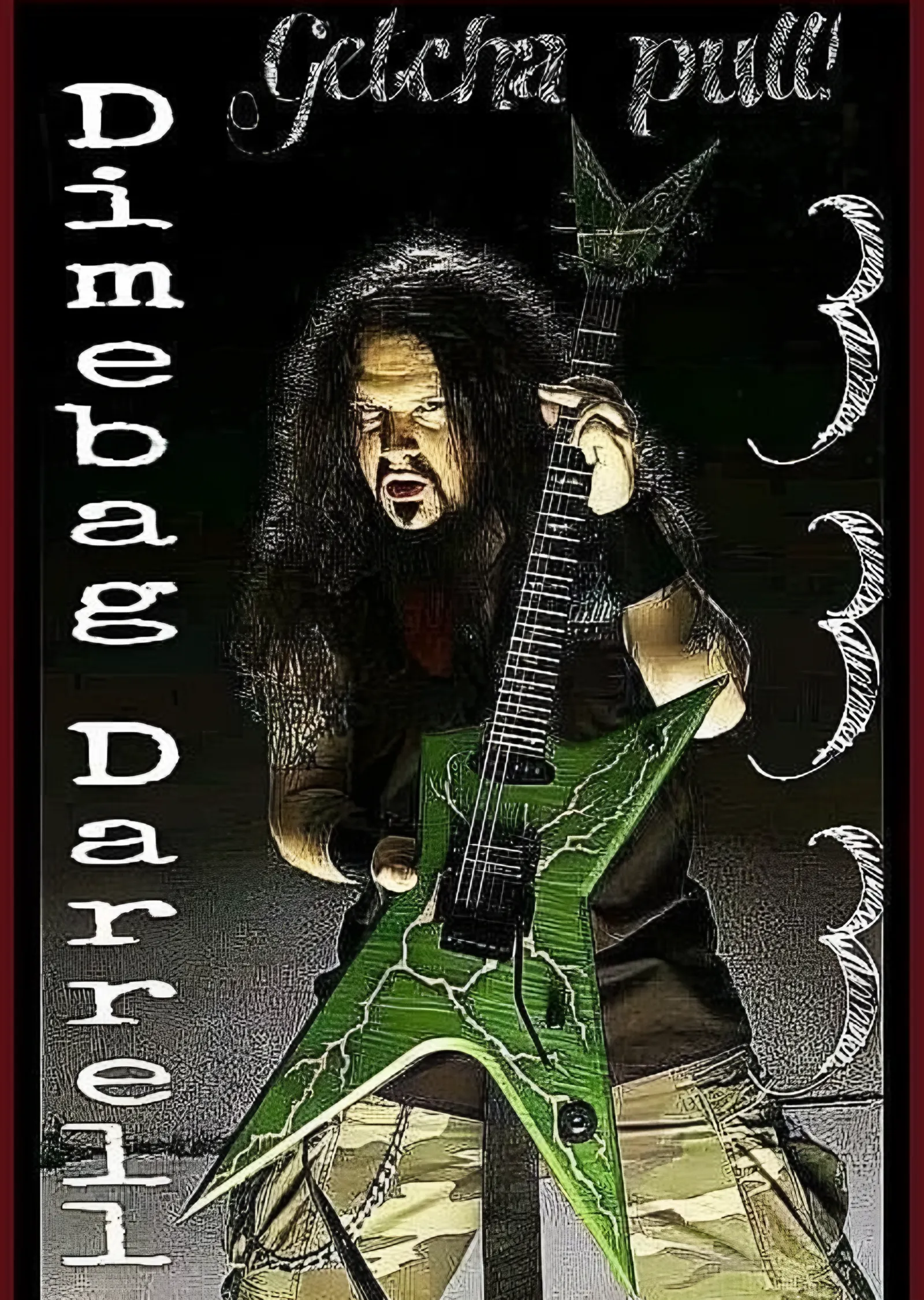 Dimebag Darrell: Getcha Pull metal tablo