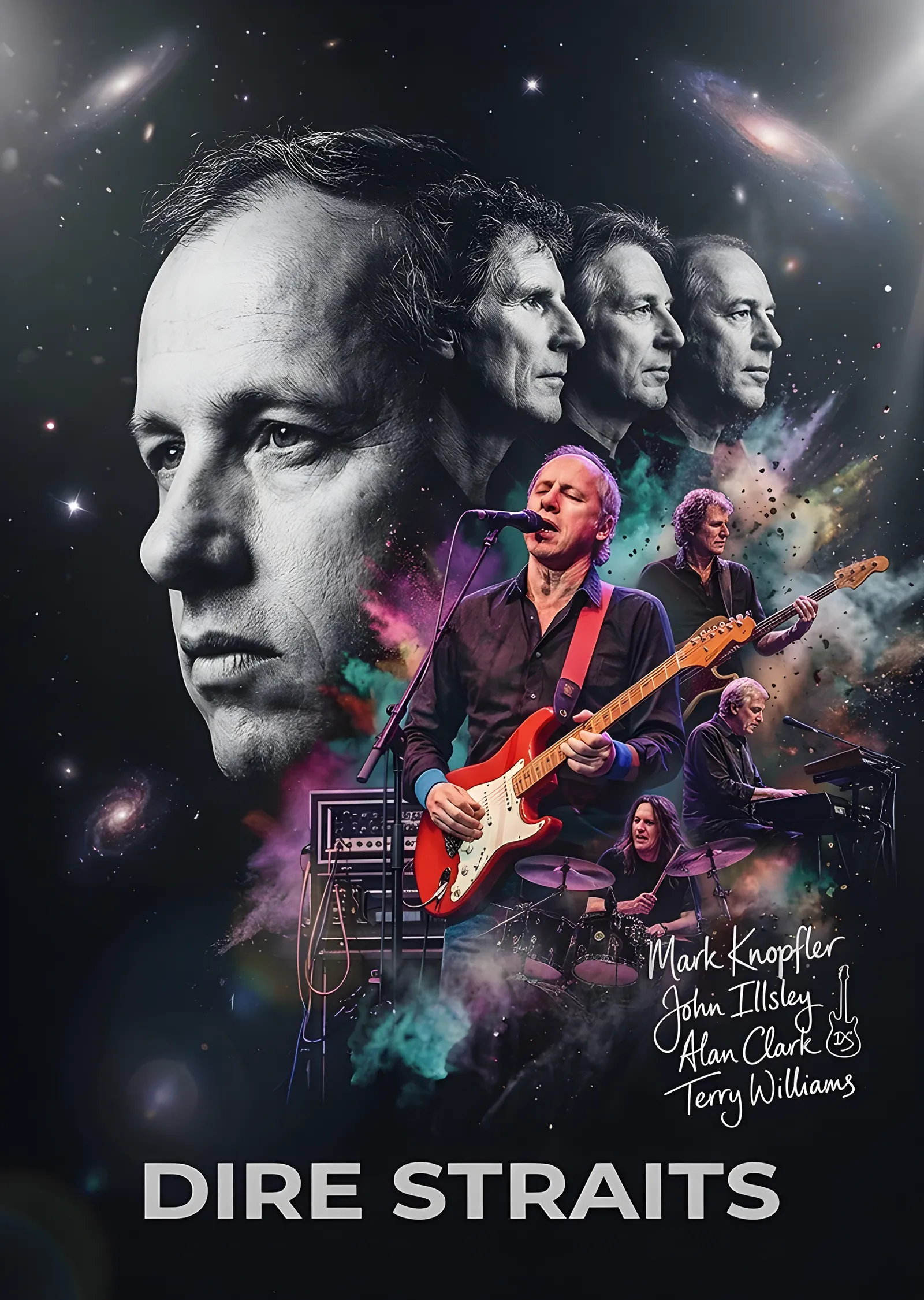 Dire Straits: Kadro Kolajı metal tablo
