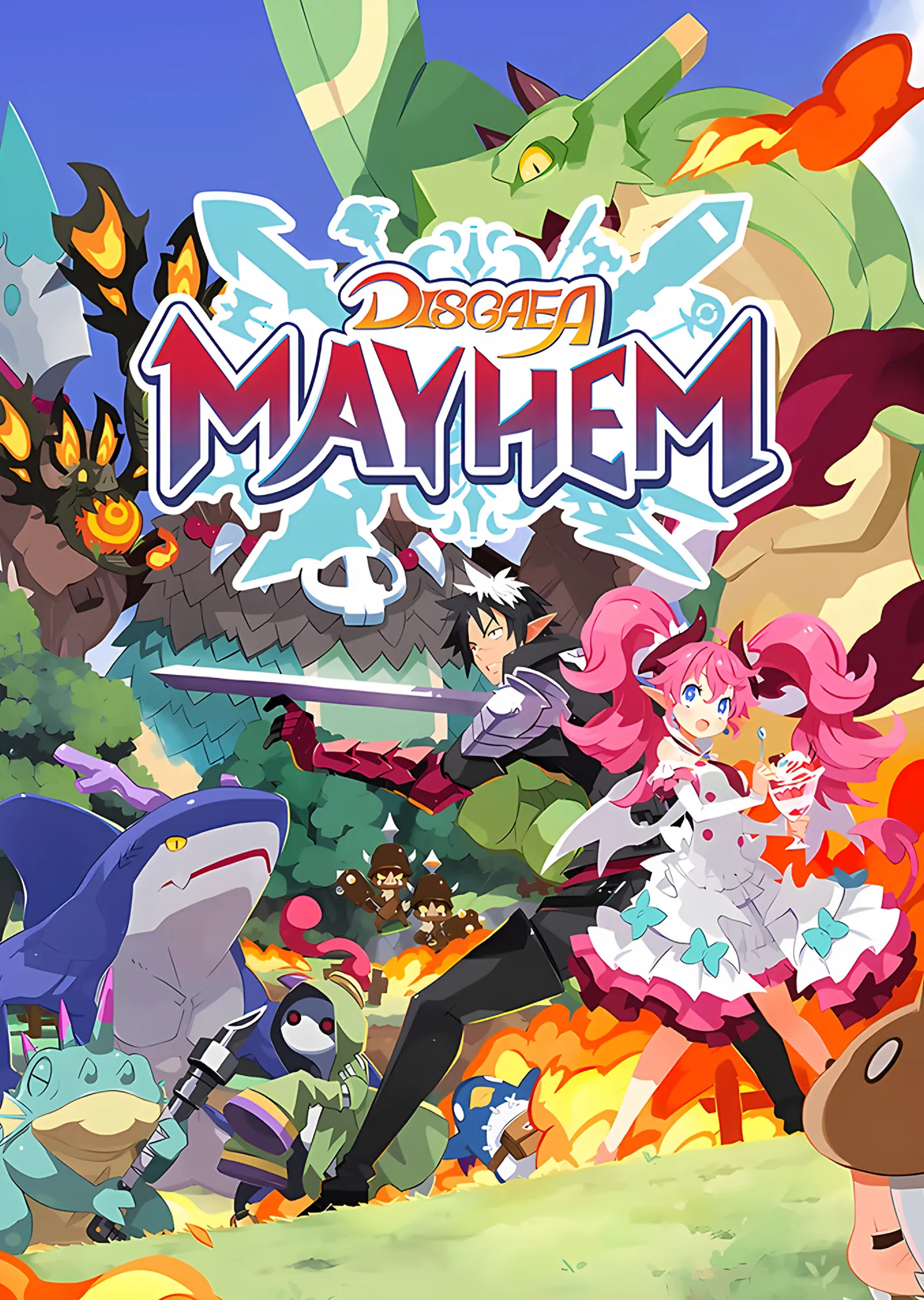 Disgaea Mayhem: Renkli Kaosta Kadro metal tablo