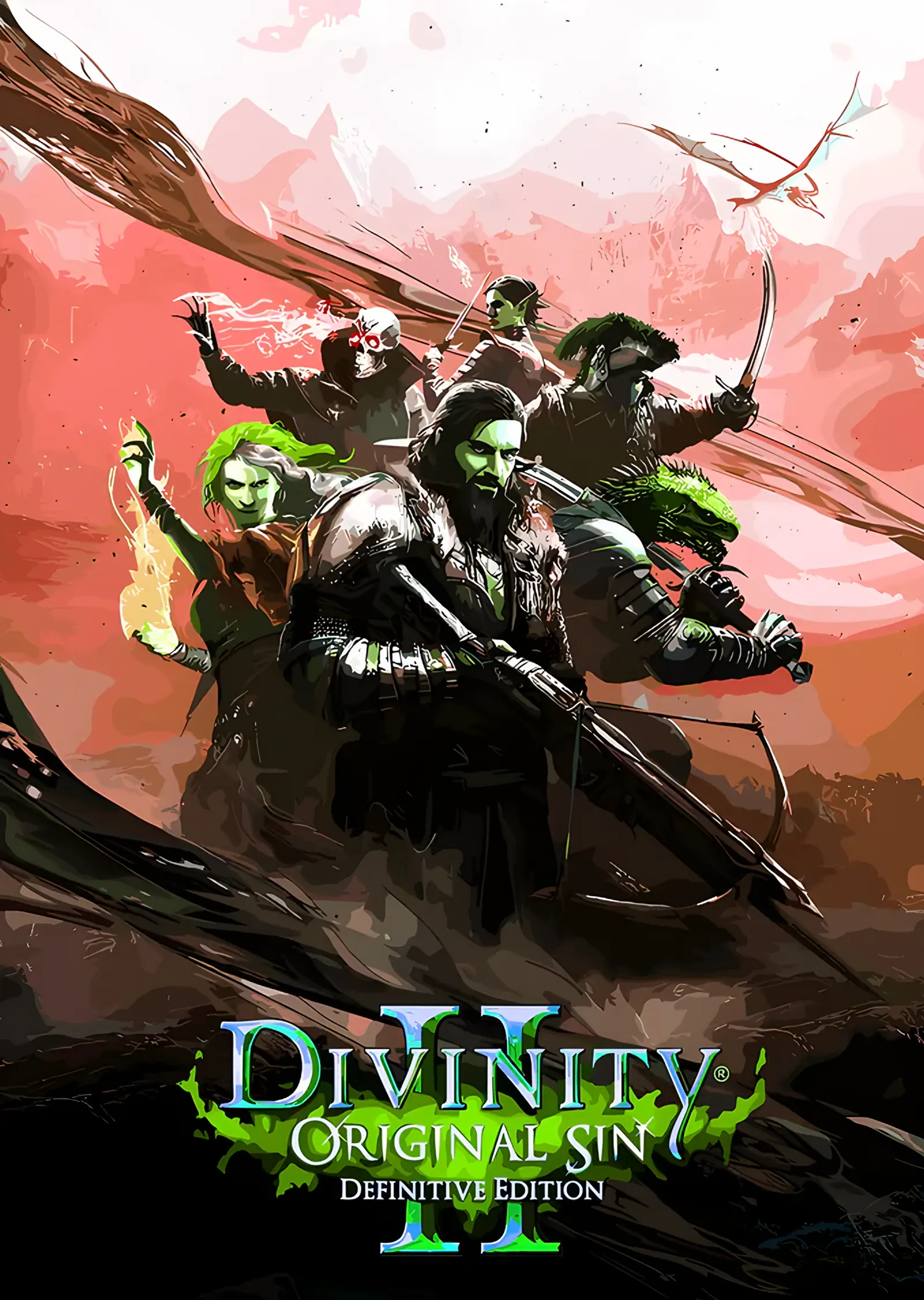 Divinity: Original Sin II - Kayalık Savaş metal tablo