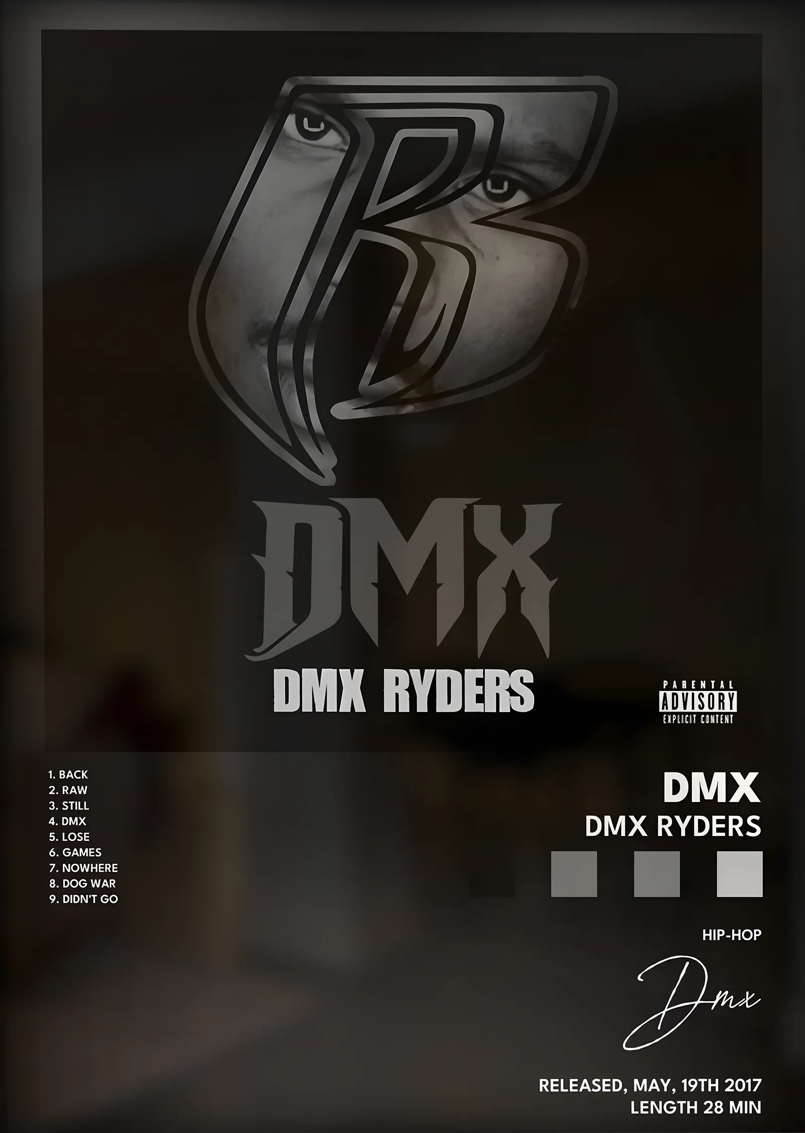 DMX: DMX Ryders metal tablo
