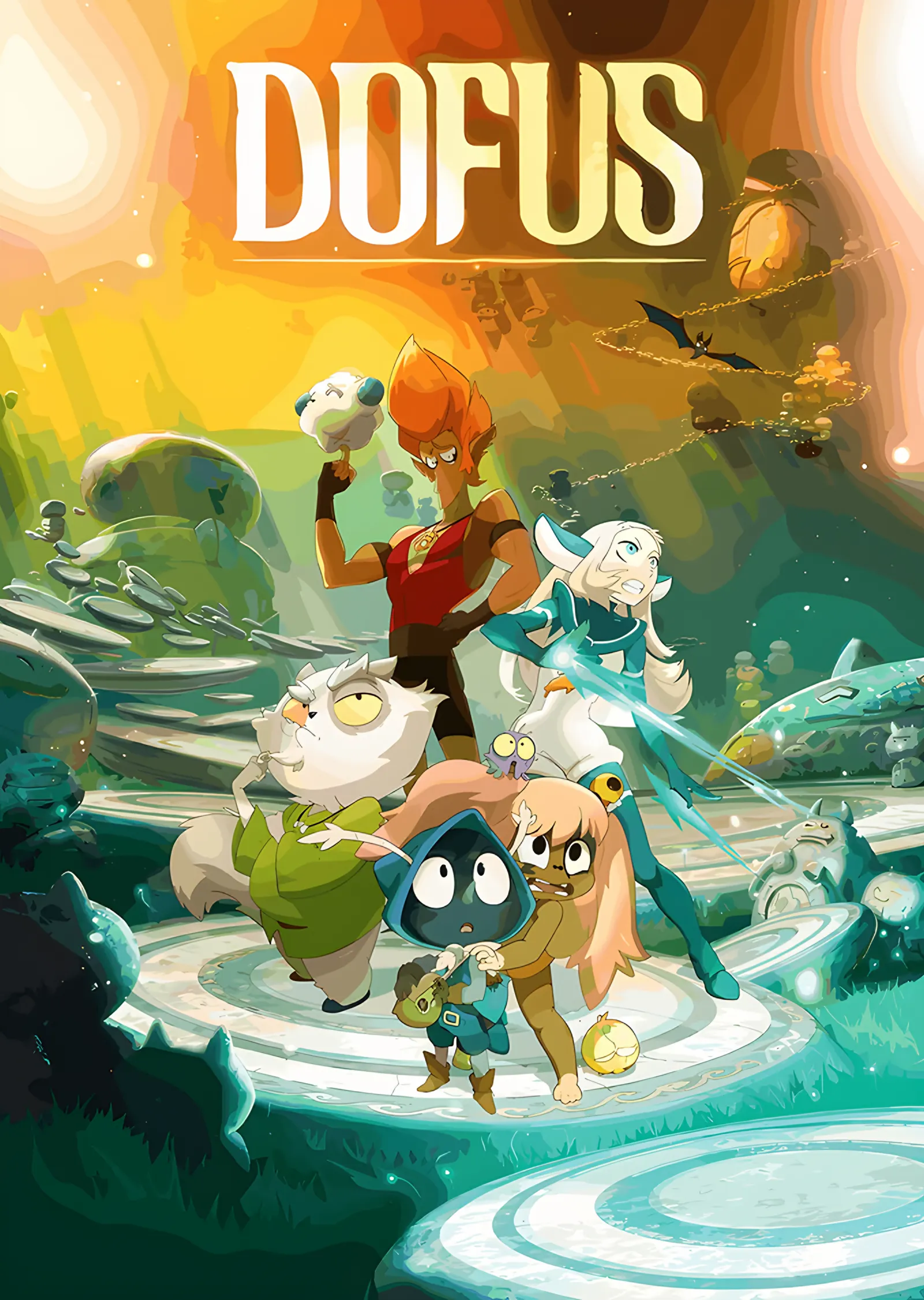 Dofus: Sarı Işıkta Macera Ekibi metal tablo