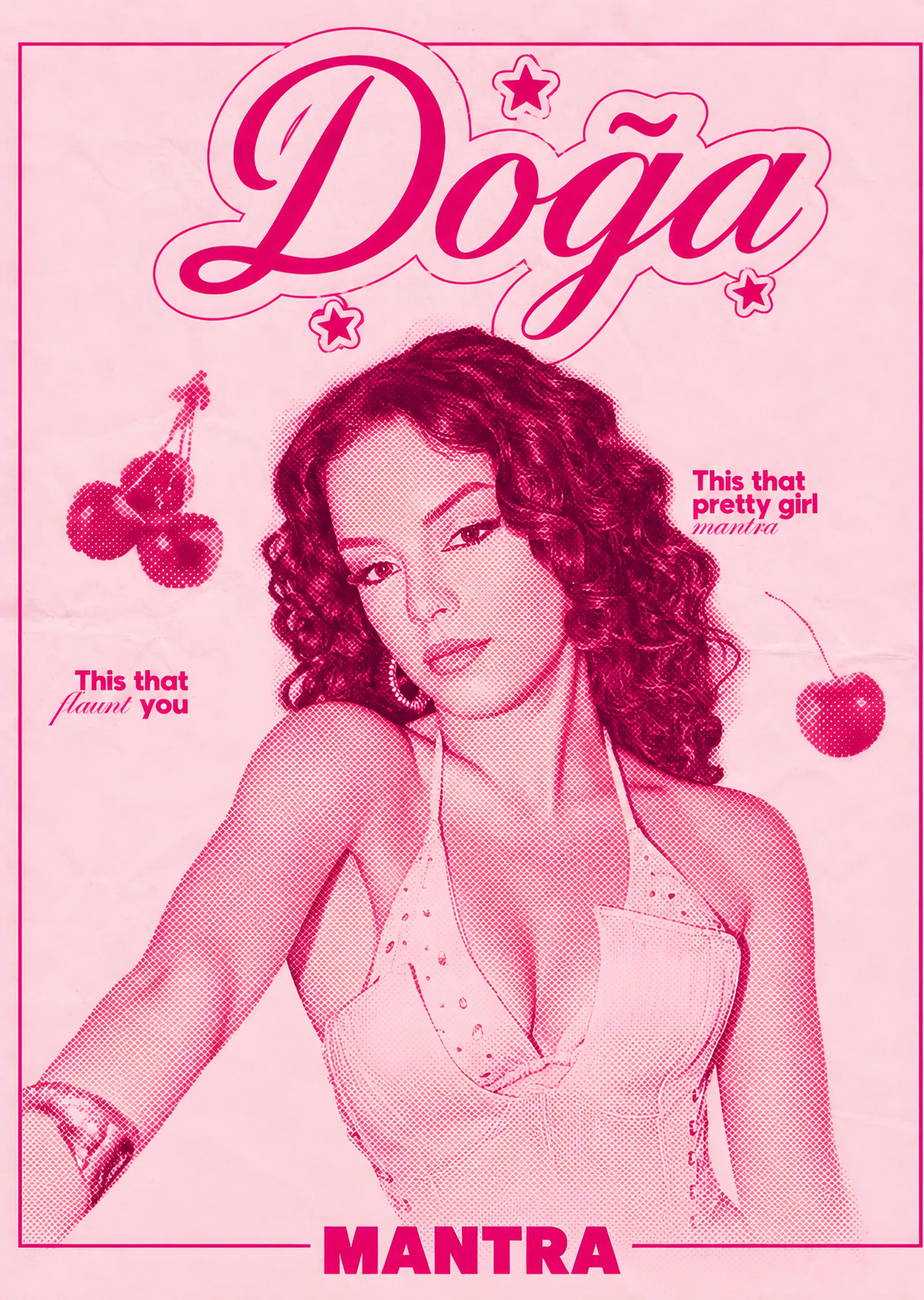 Doğa Bezek: Pembe Mantra Posteri metal tablo