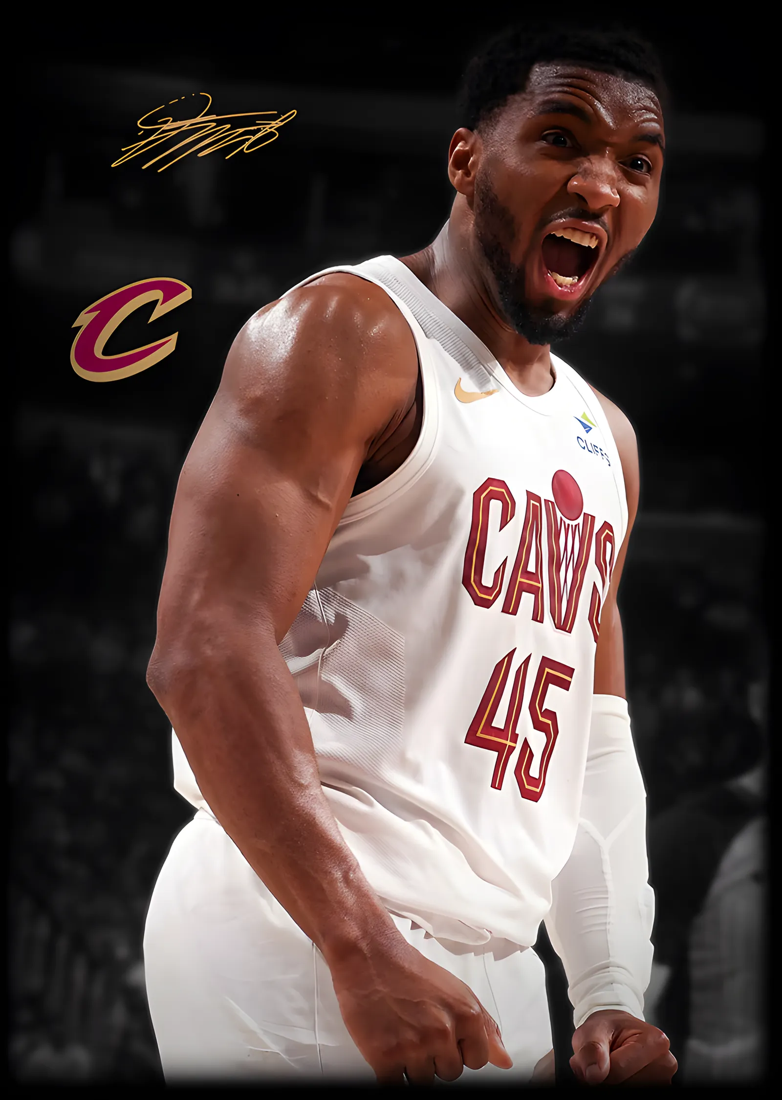 Donovan Mitchell - Cleveland Cavaliers metal tablo