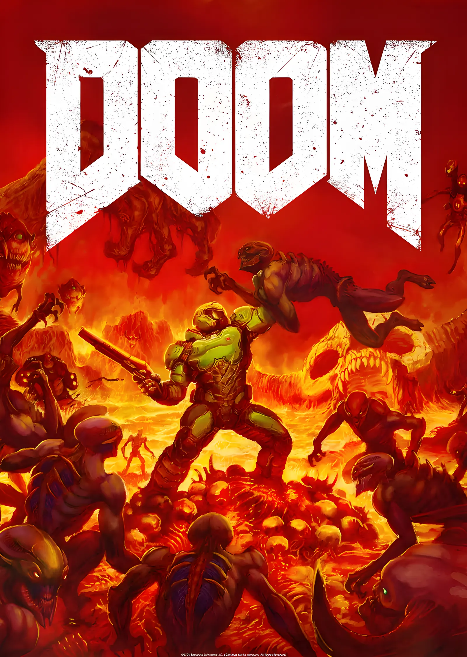DOOM - Cehennem Savaşı metal tablo