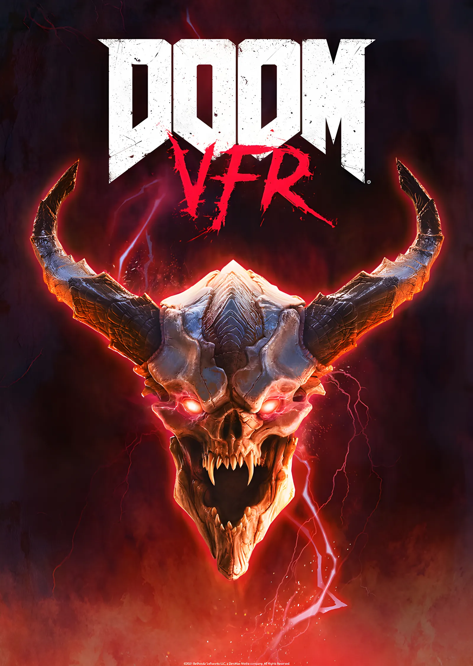 DOOM VFR - İblis Kafası metal tablo
