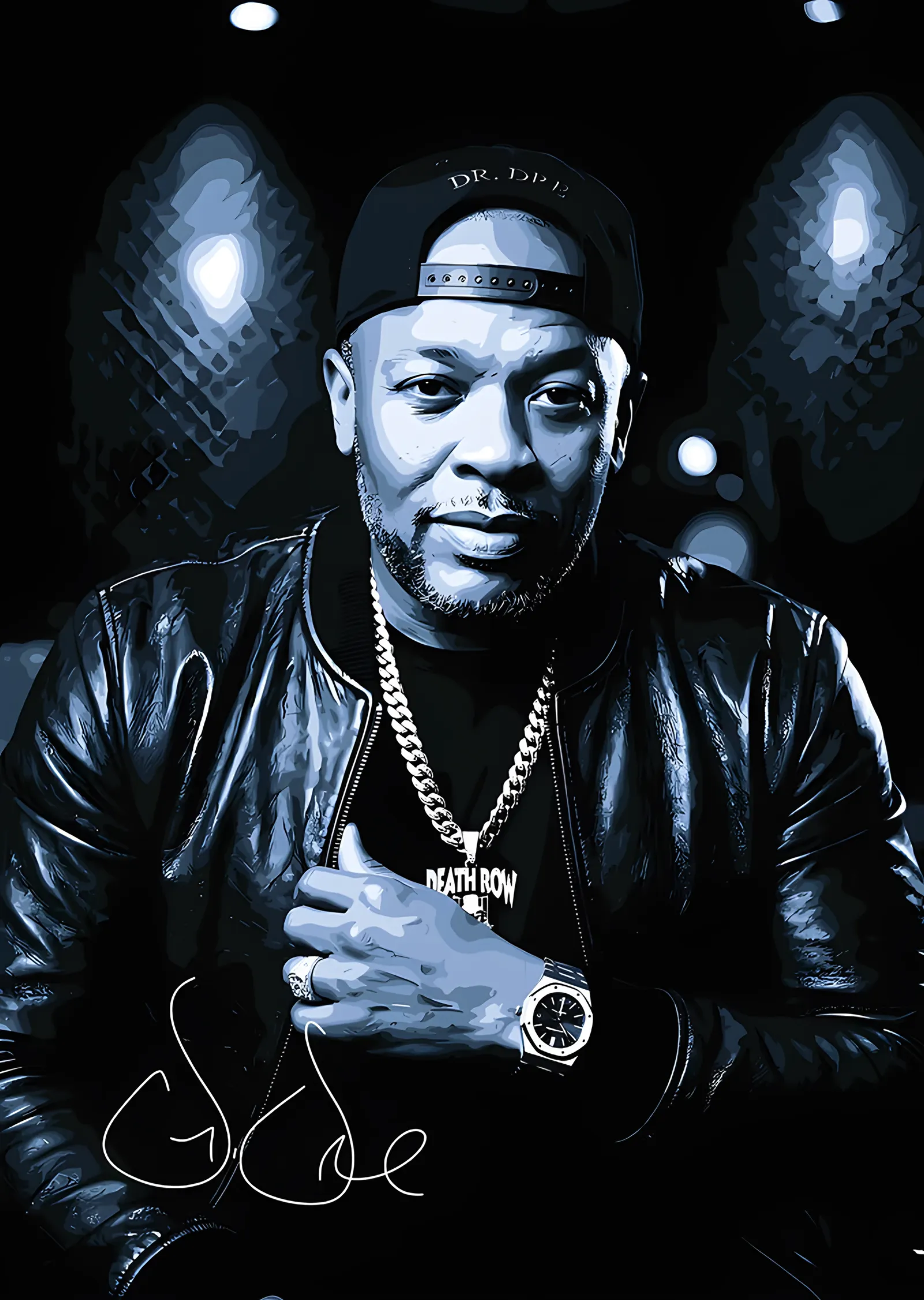 Dr. Dre - Death Row Ceketiyle metal tablo