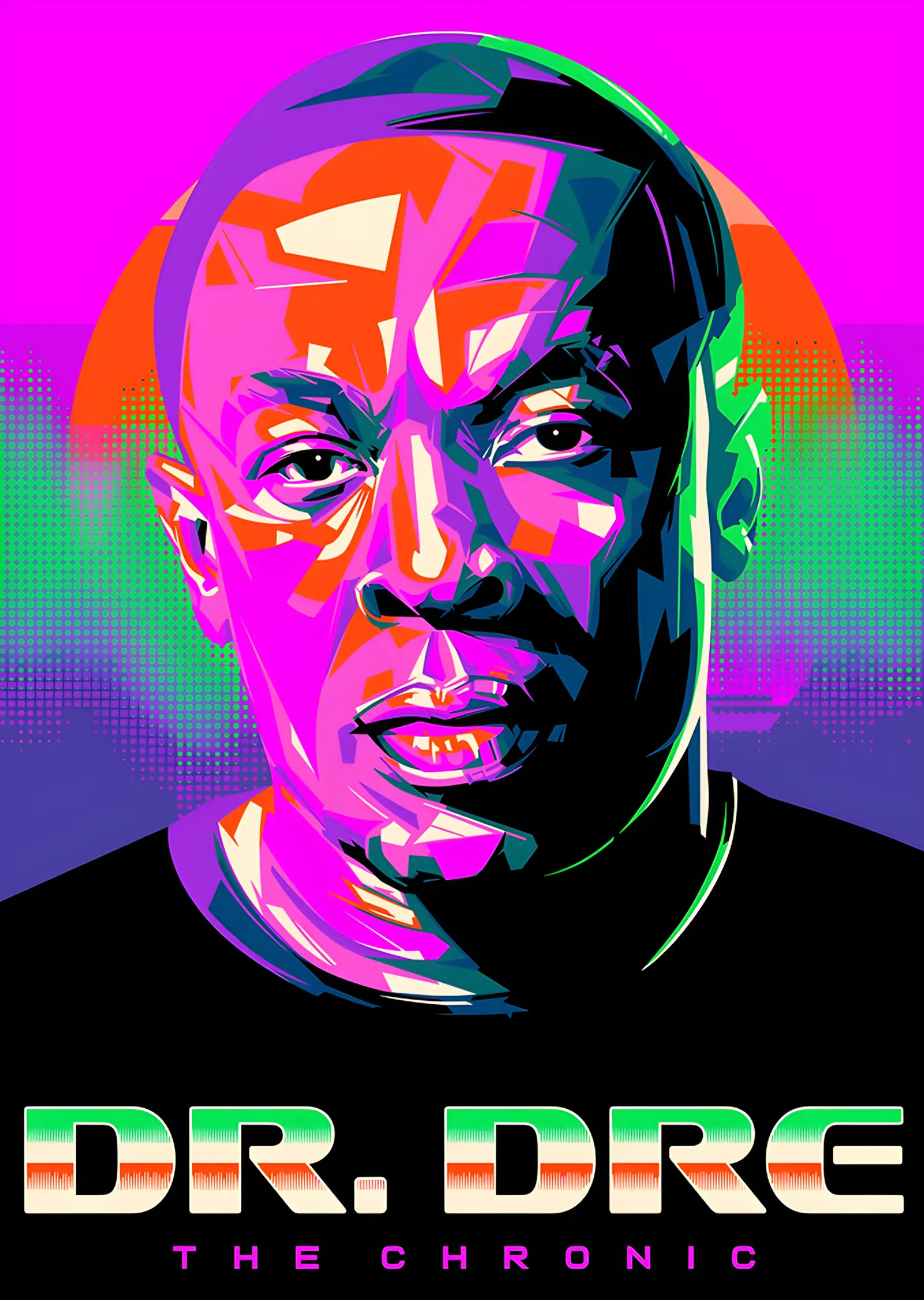 Dr. Dre - The Chronic Pop Art metal tablo