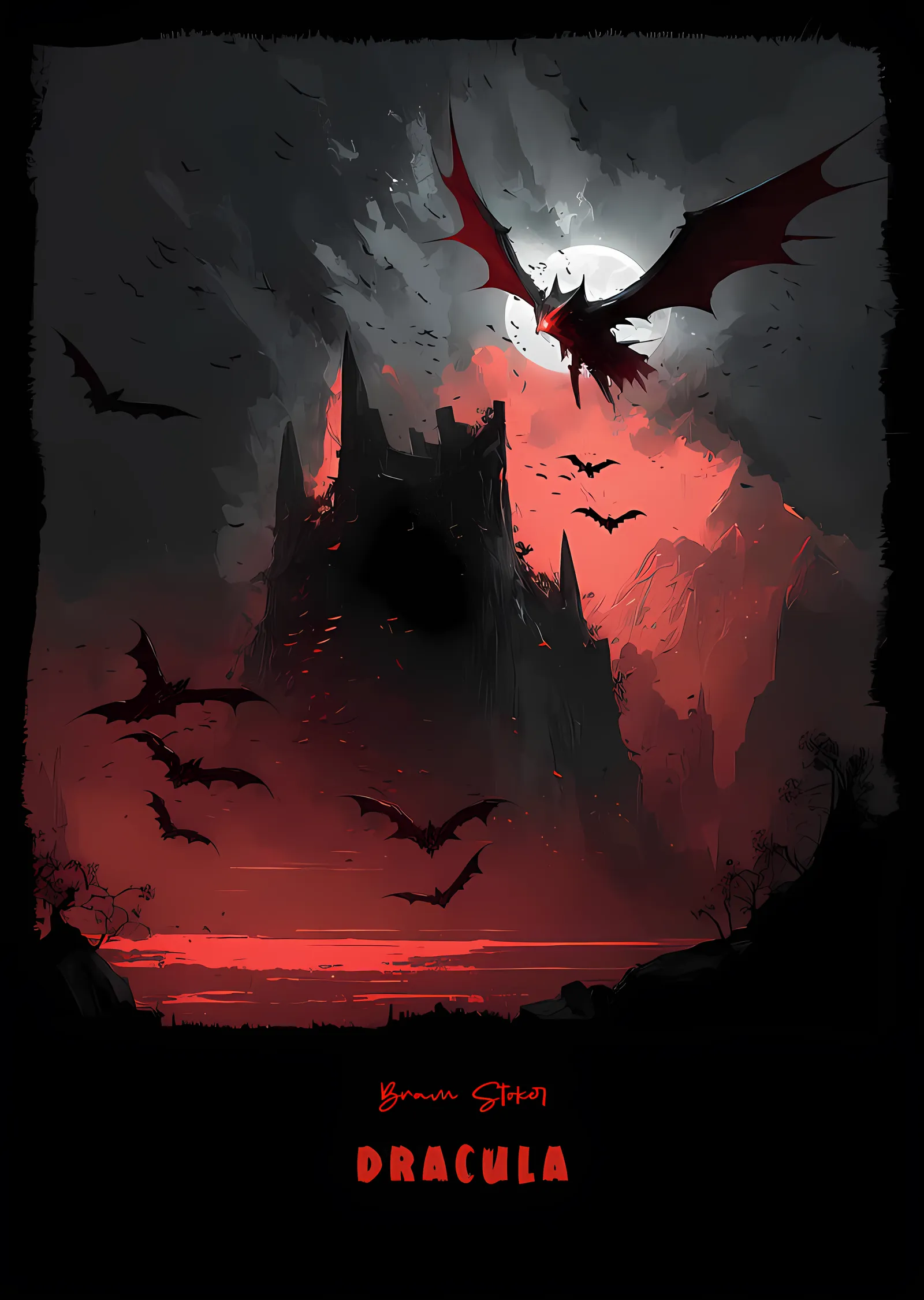 Dracula metal tablo