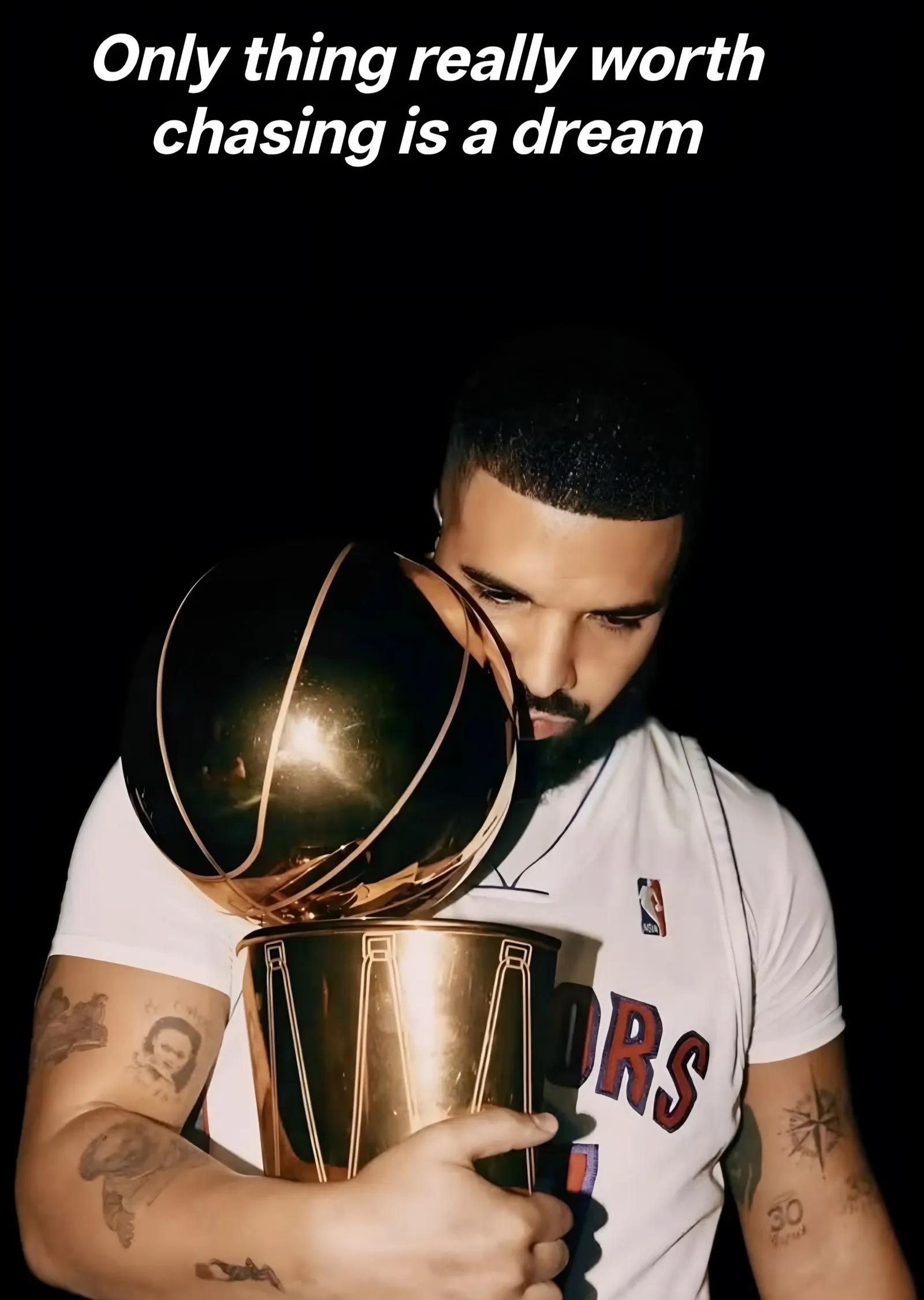 Drake - Only Thing Worth Chasing metal tablo