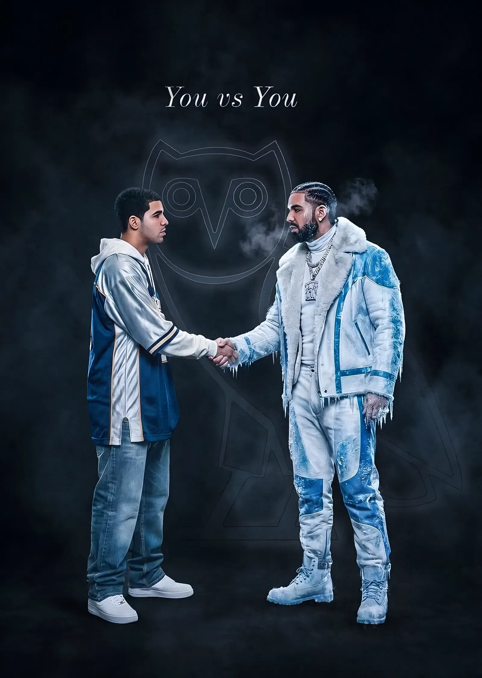 Drake - You vs You metal tablo
