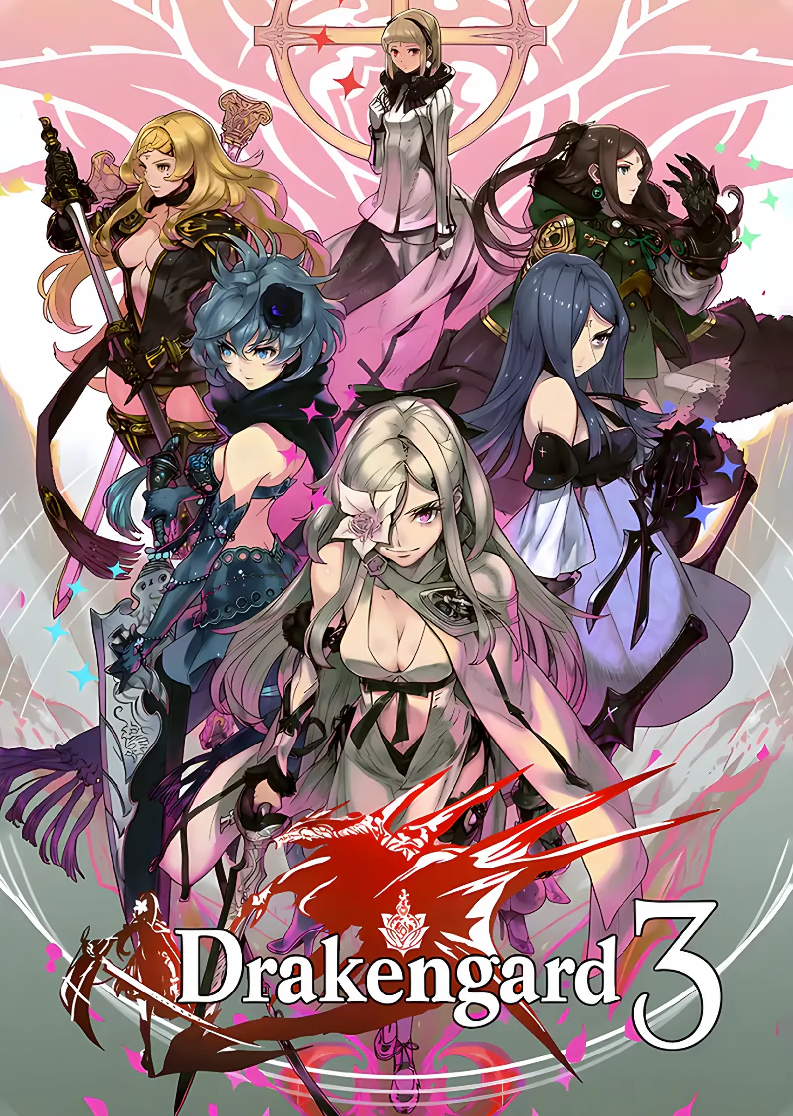 Drakengard 3: Pembe Zeminde Kadın Kadrosu metal tablo