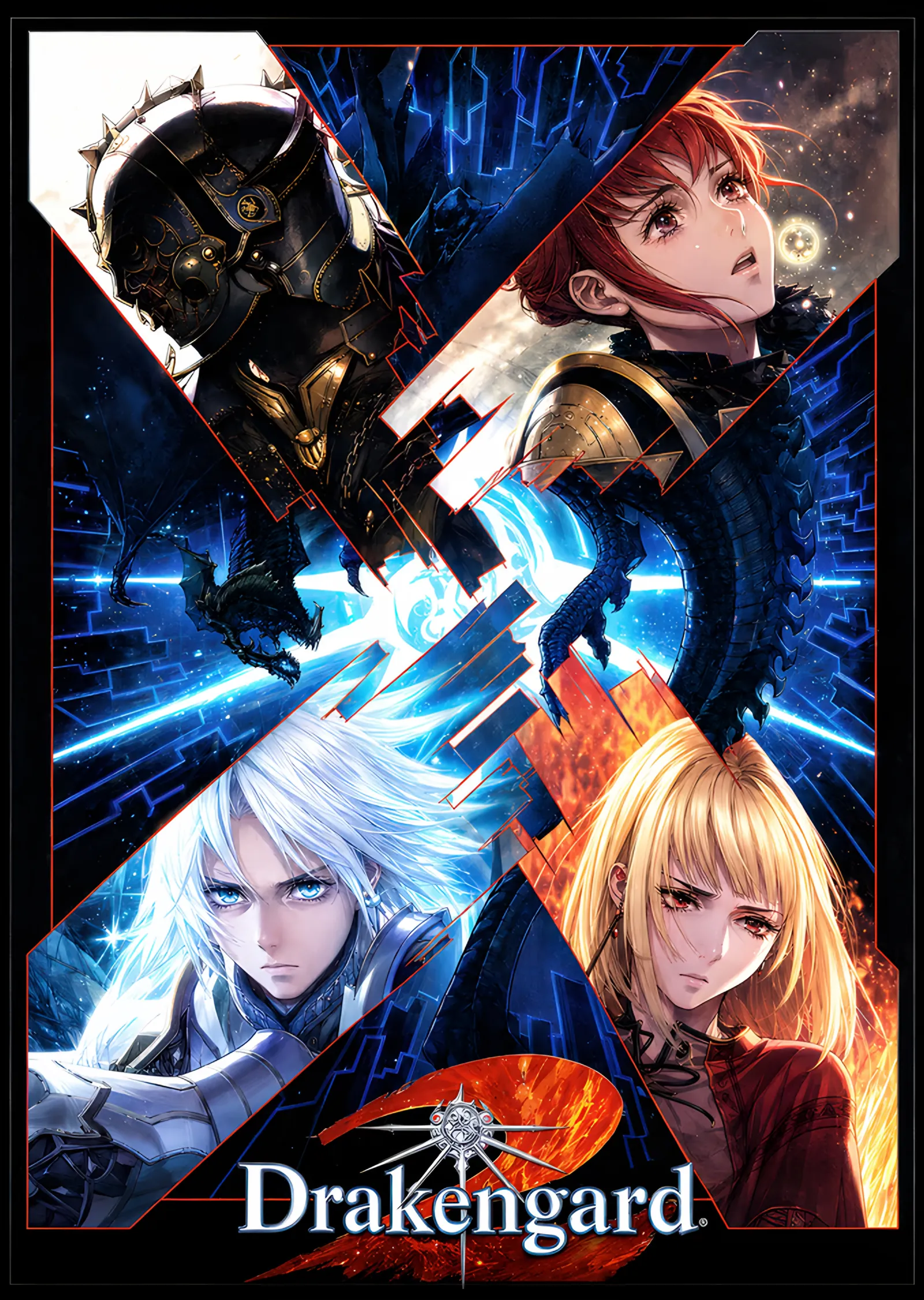 Drakengard: Çapraz Bölünmede Dört Portre metal tablo