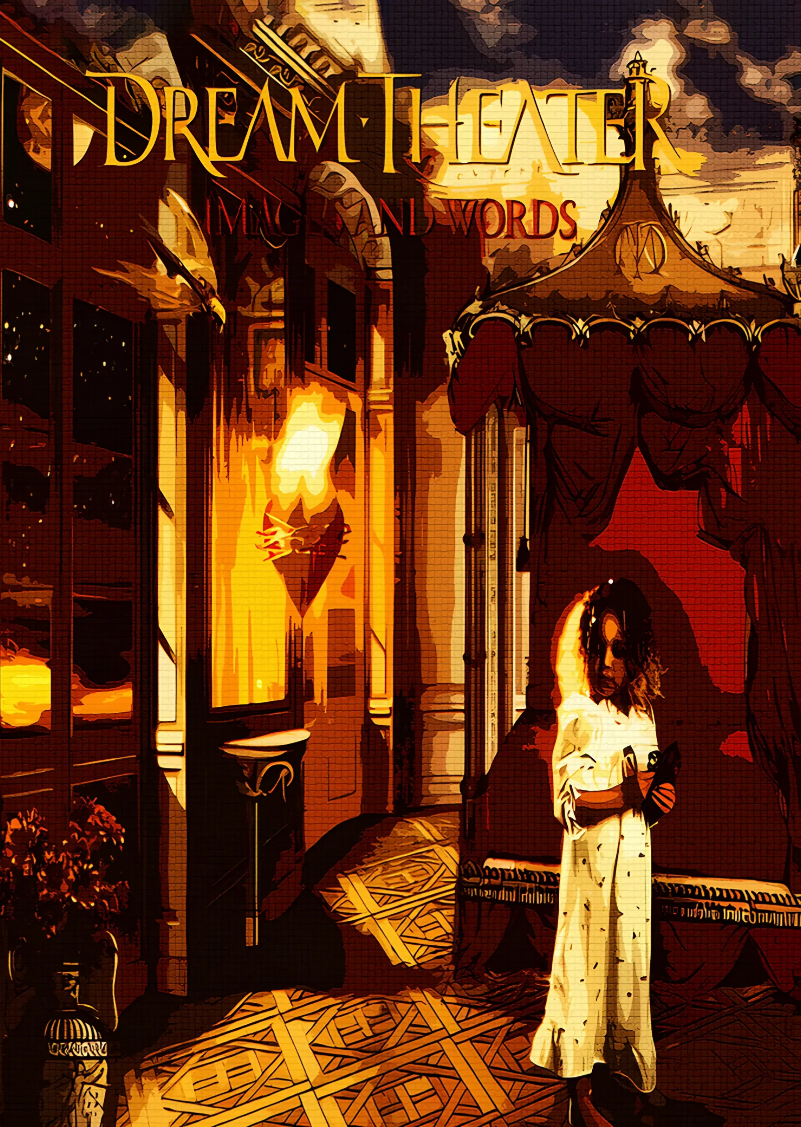 Dream Theater - Images and Words Salonu metal tablo
