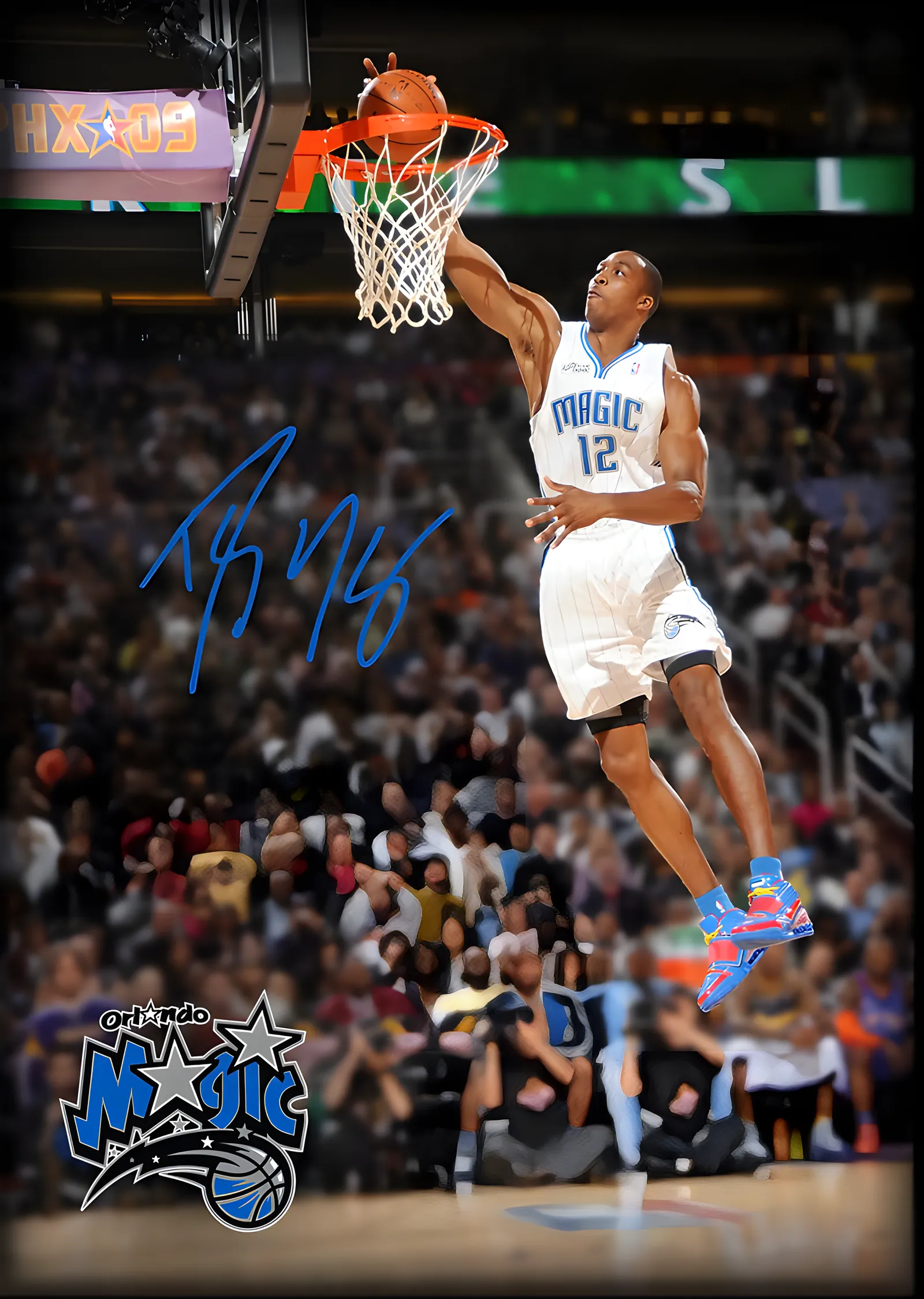 Dwight Howard - Orlando Magic metal tablo