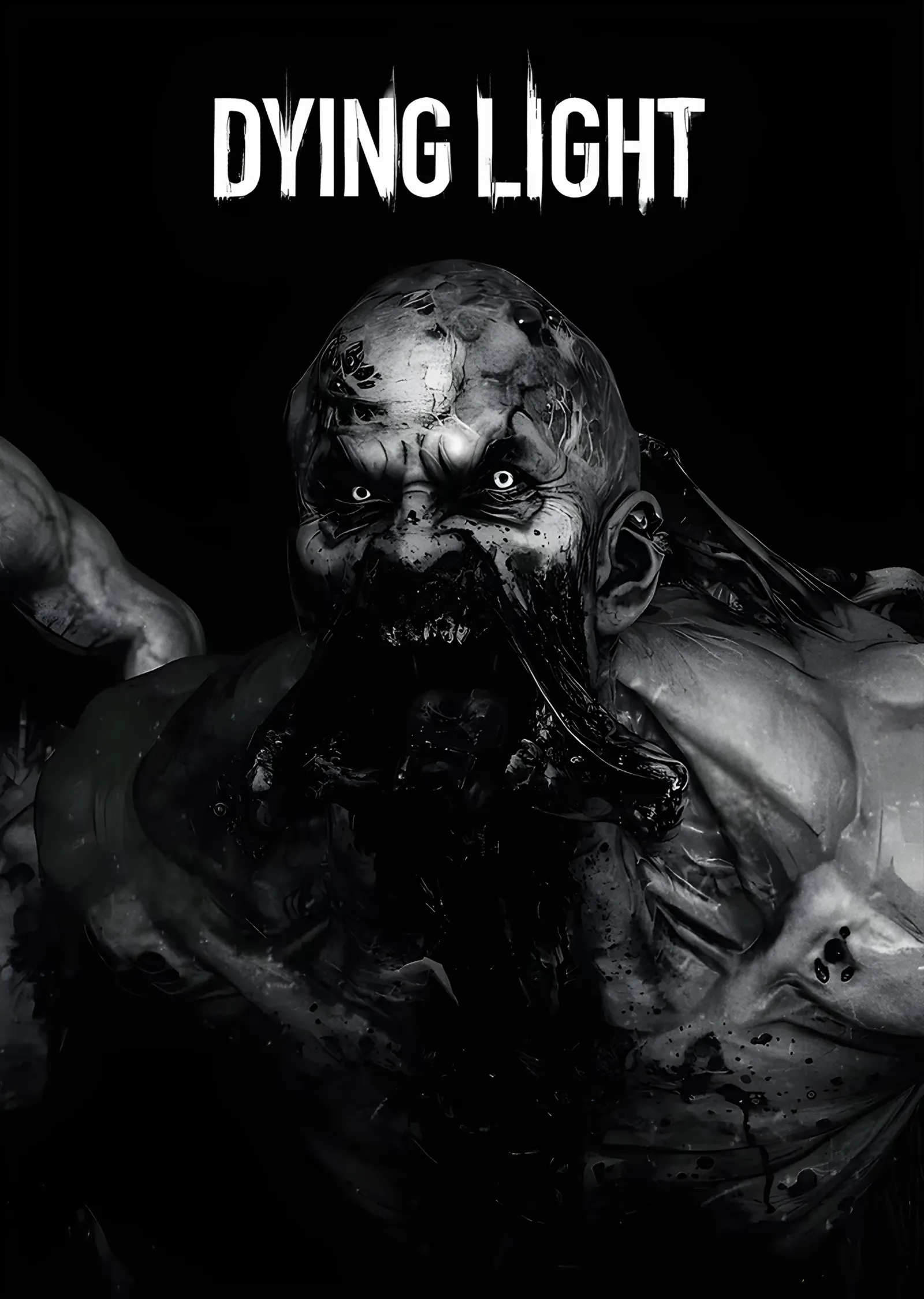 Dying Light: Siyah Zeminde Volatile Portresi metal tablo