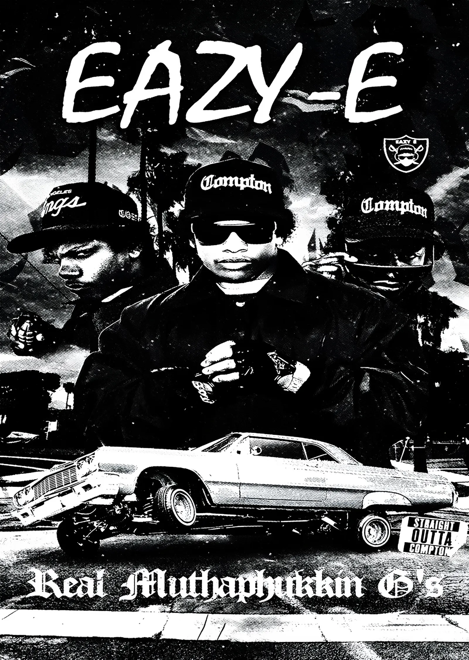 Eazy-E - Real Muthaphukkin G's metal tablo