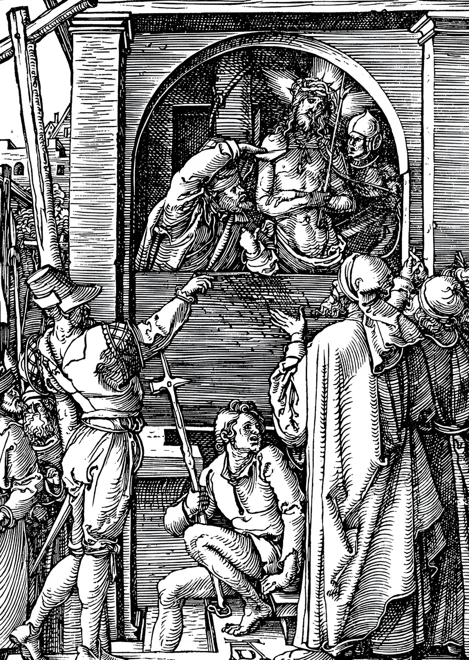 Ecce Homo - Albrecht Dürer metal tablo