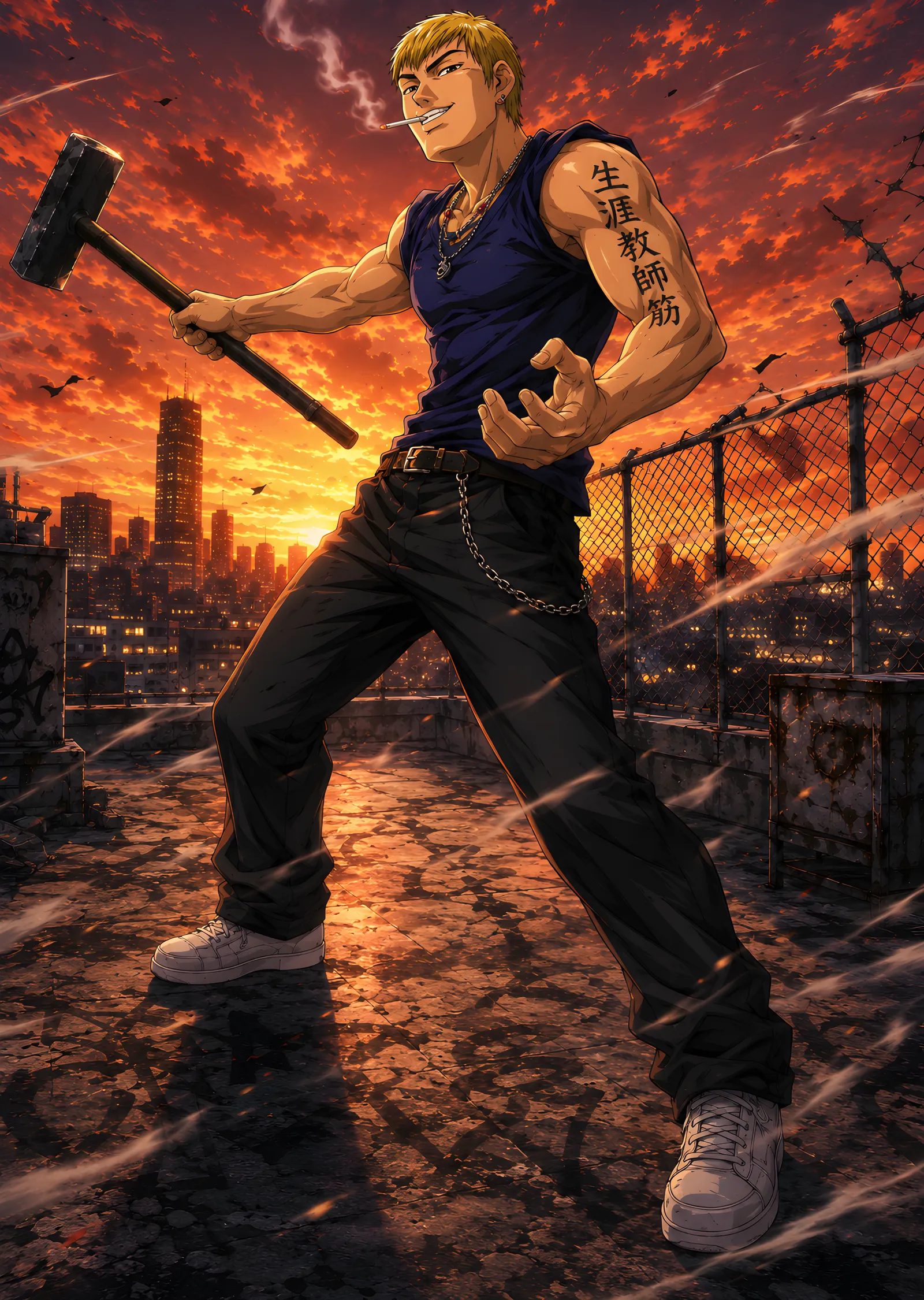 Eikichi Onizuka - Balyoz metal tablo