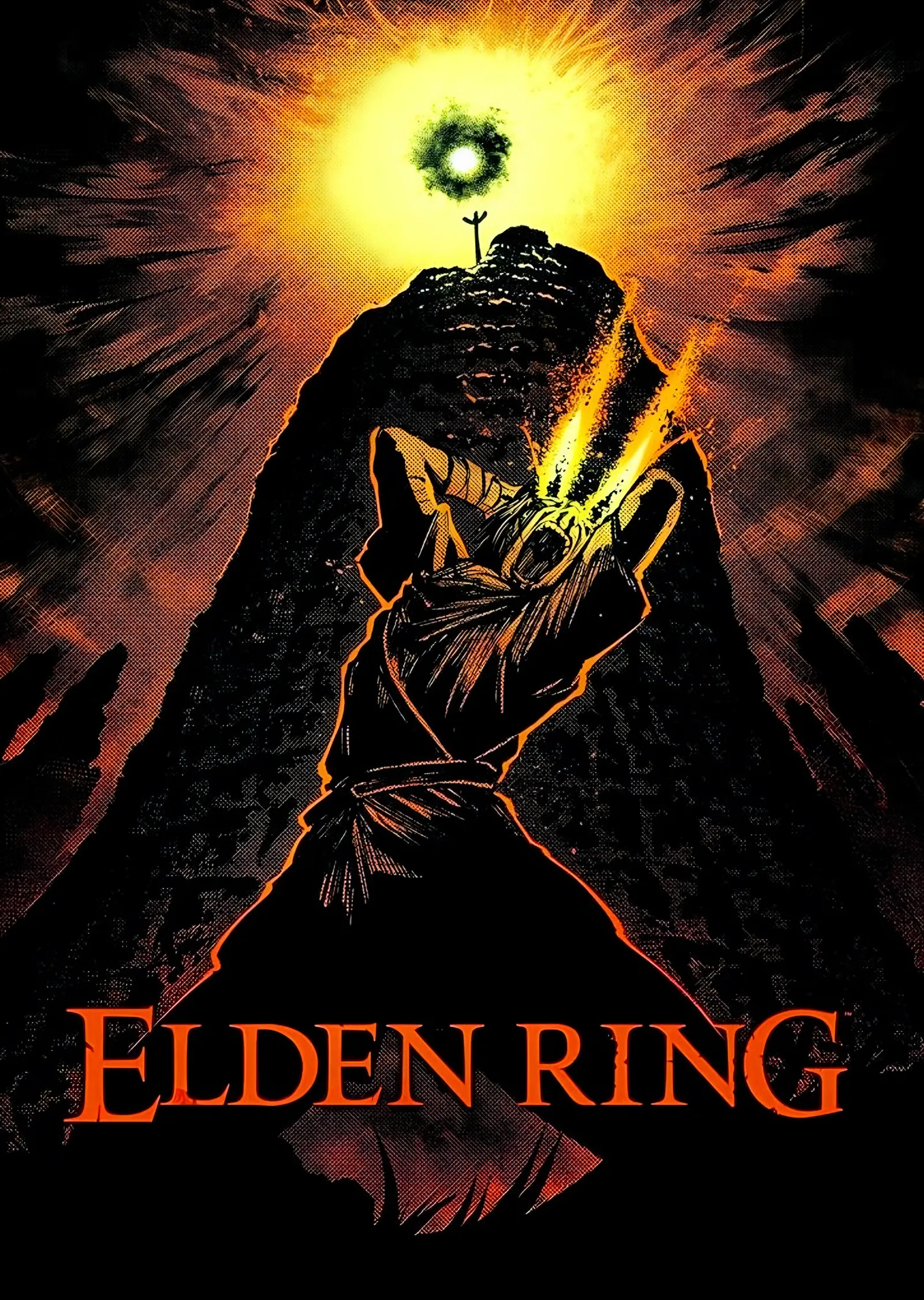 Elden Ring - Altın Halka metal tablo