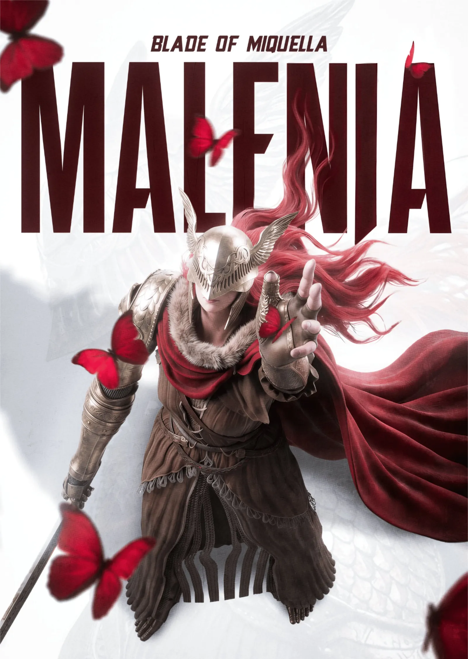Elden Ring: Malenia, Blade of Miquella metal tablo