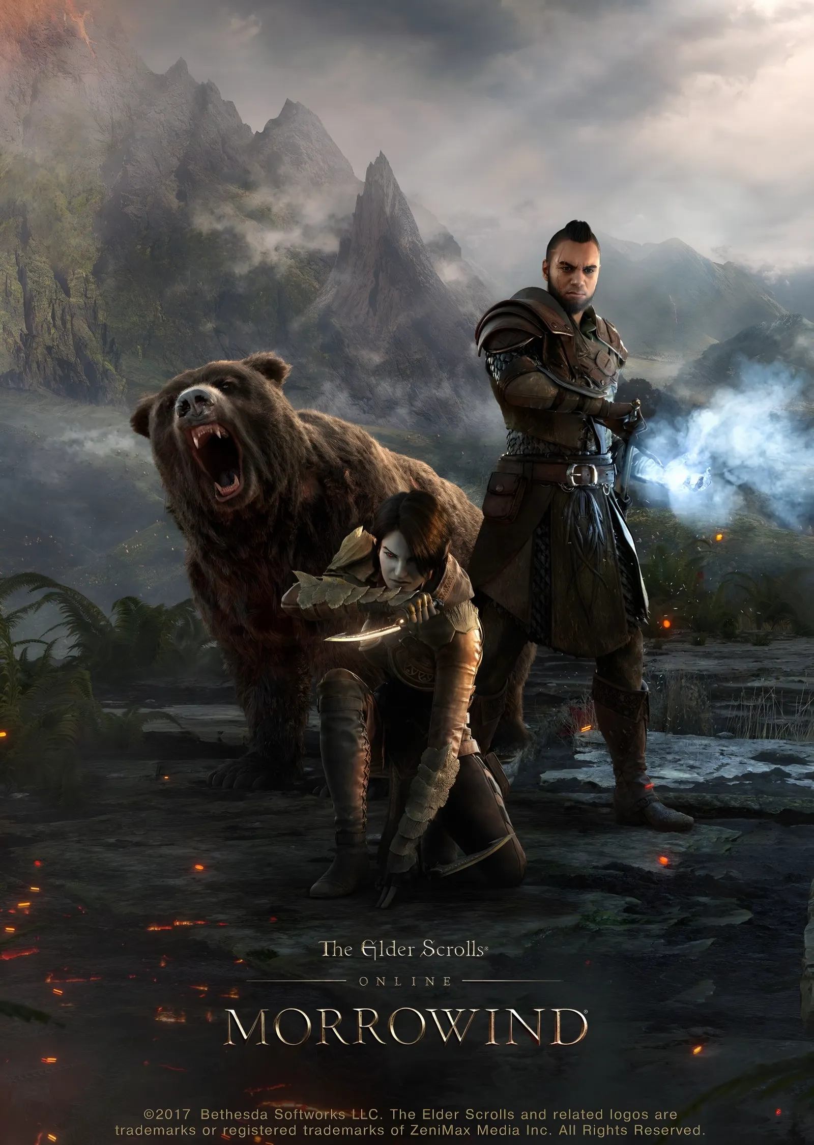 Elder Scrolls Online Morrowind metal tablo