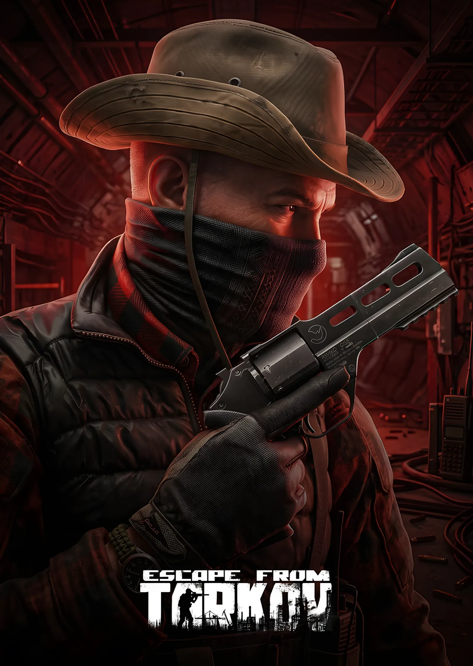 Escape From Tarkov: Şapkalı Nişancı metal tablo