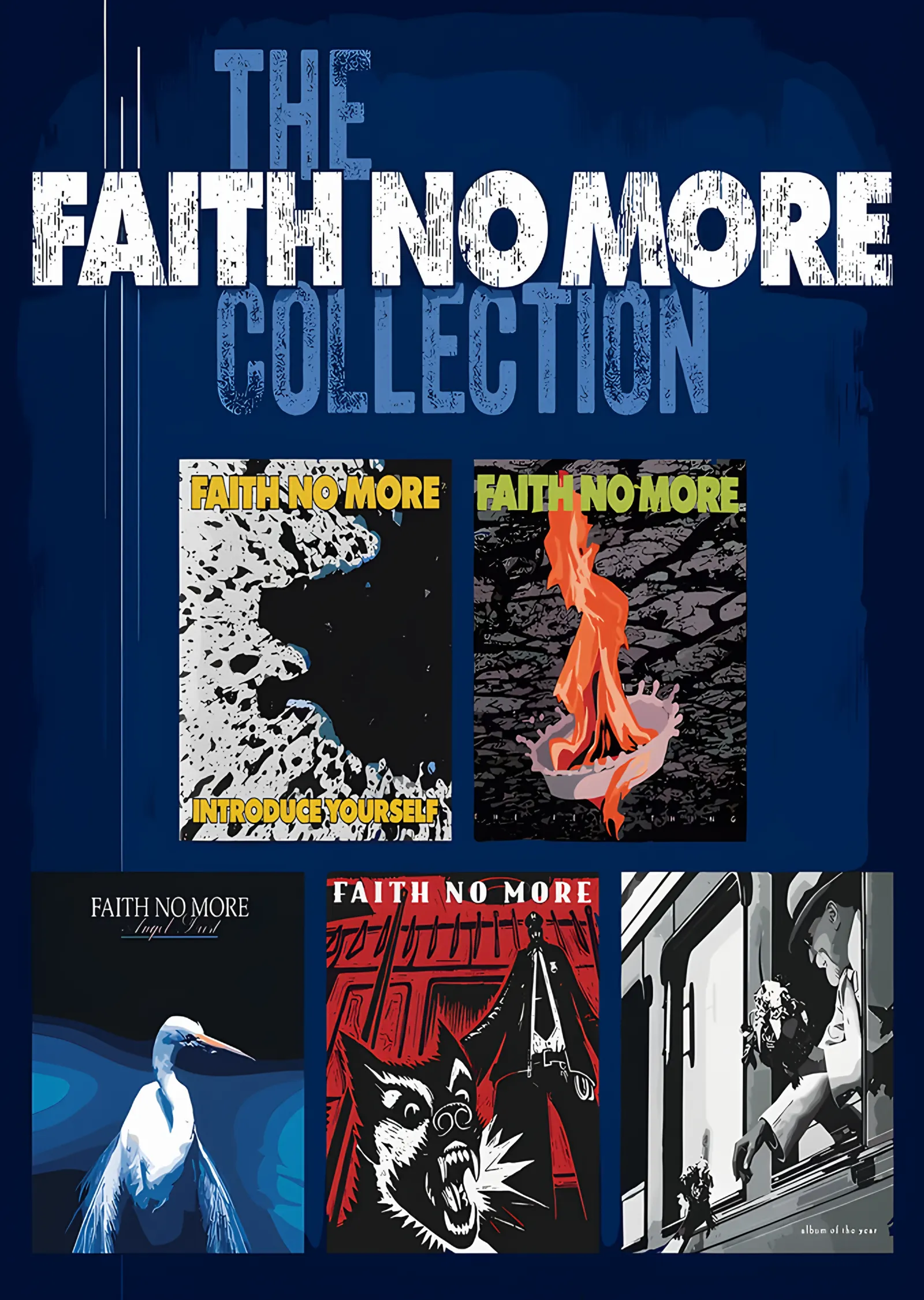 Faith No More - Albüm Koleksiyonu metal tablo