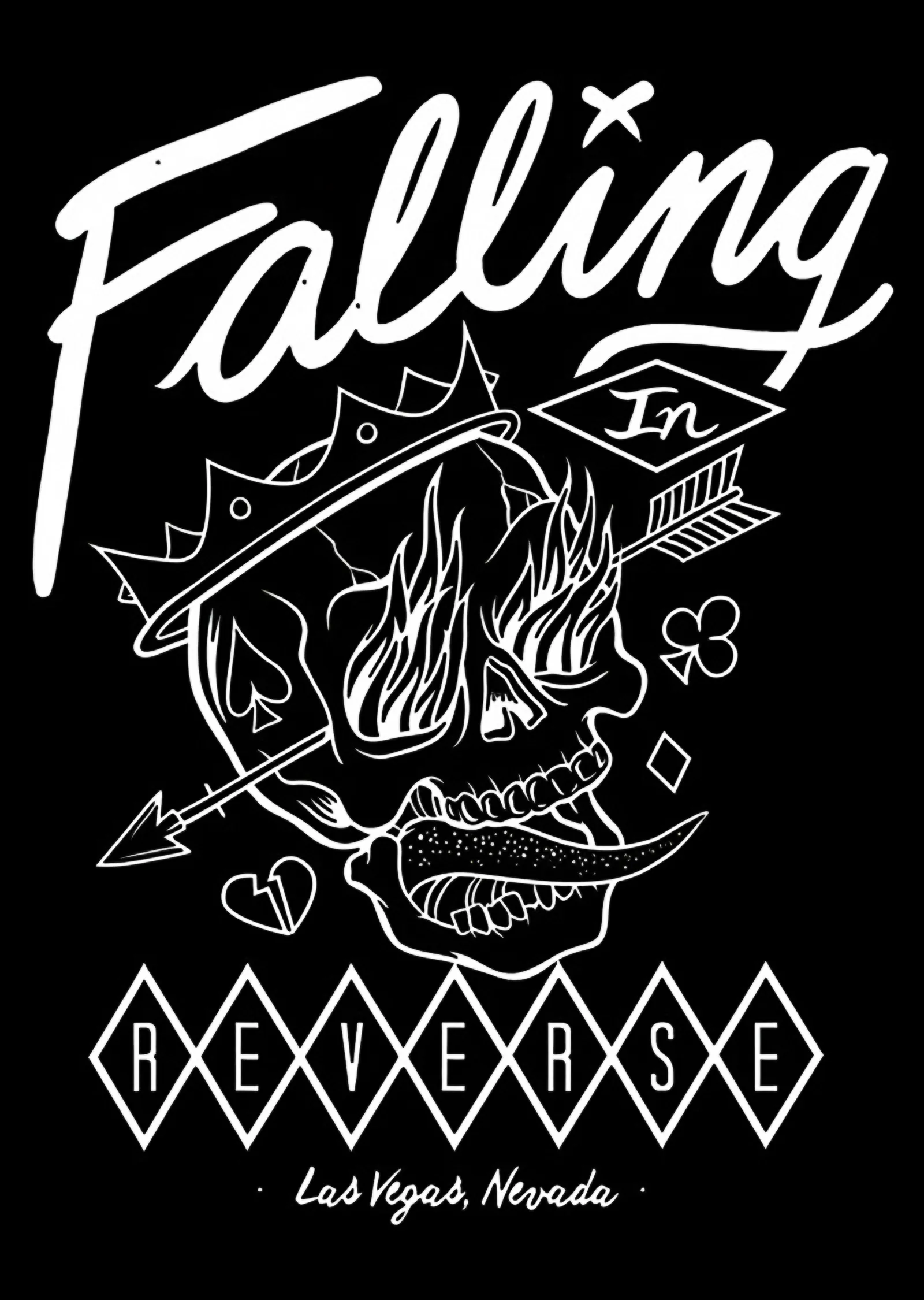 Falling In Reverse - Las Vegas metal tablo
