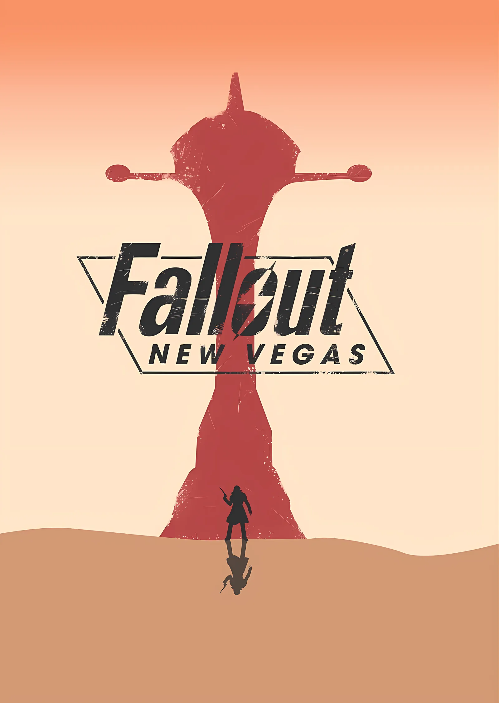 Fallout: New Vegas - Lucky 38 metal tablo