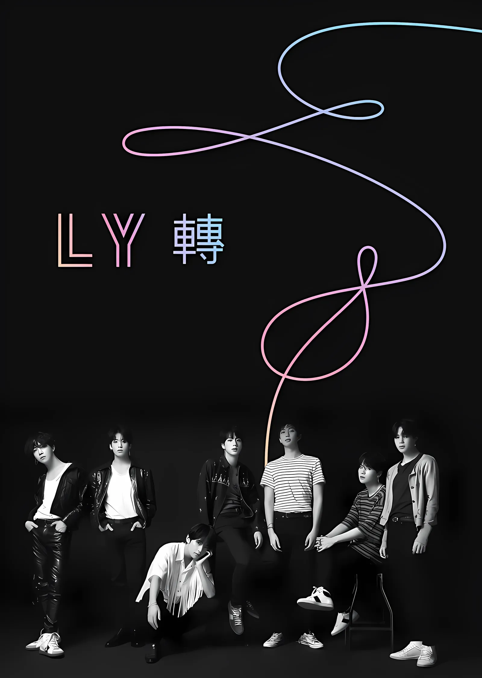 BTS: Love Yourself metal tablo