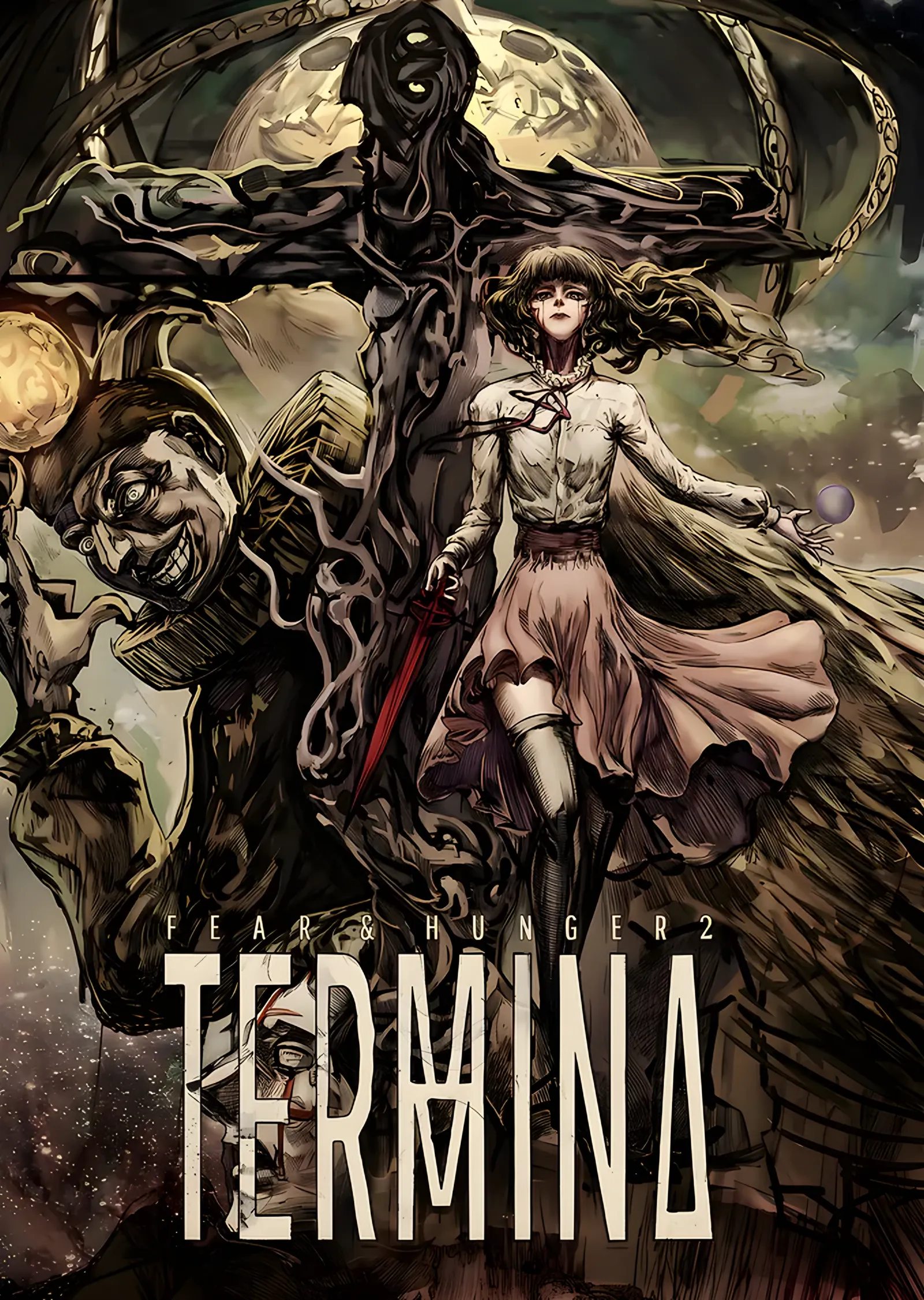 Fear and Hunger 2 Termina: Ay Altında Çarmıh metal tablo